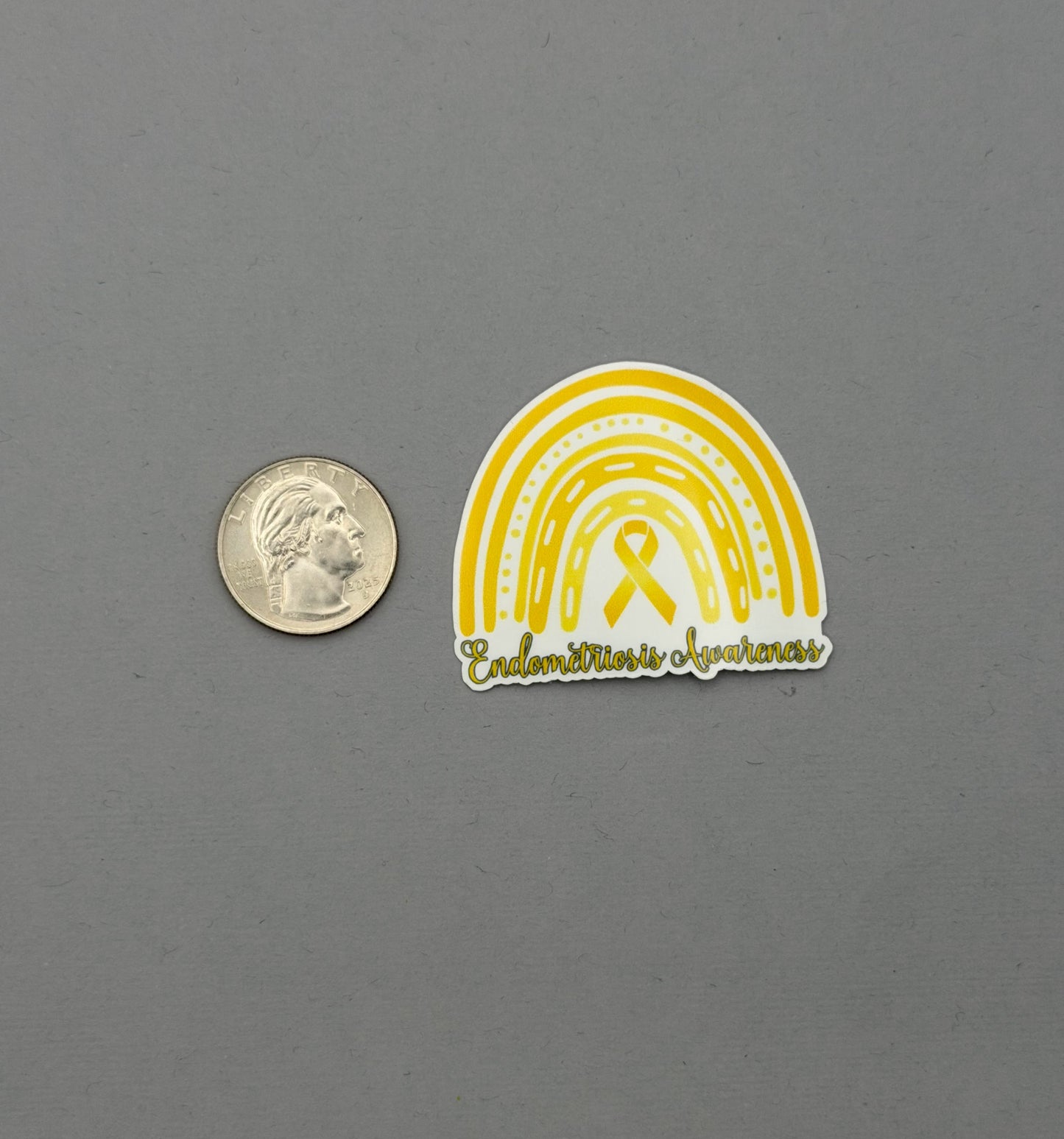 Endometriosis Awareness Rainbow Sticker