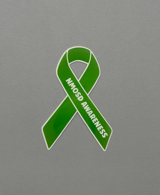 NMOSD Awareness Ribbon Sticker or Magnet | Neuromyelitis Optica Spectrum Disorder