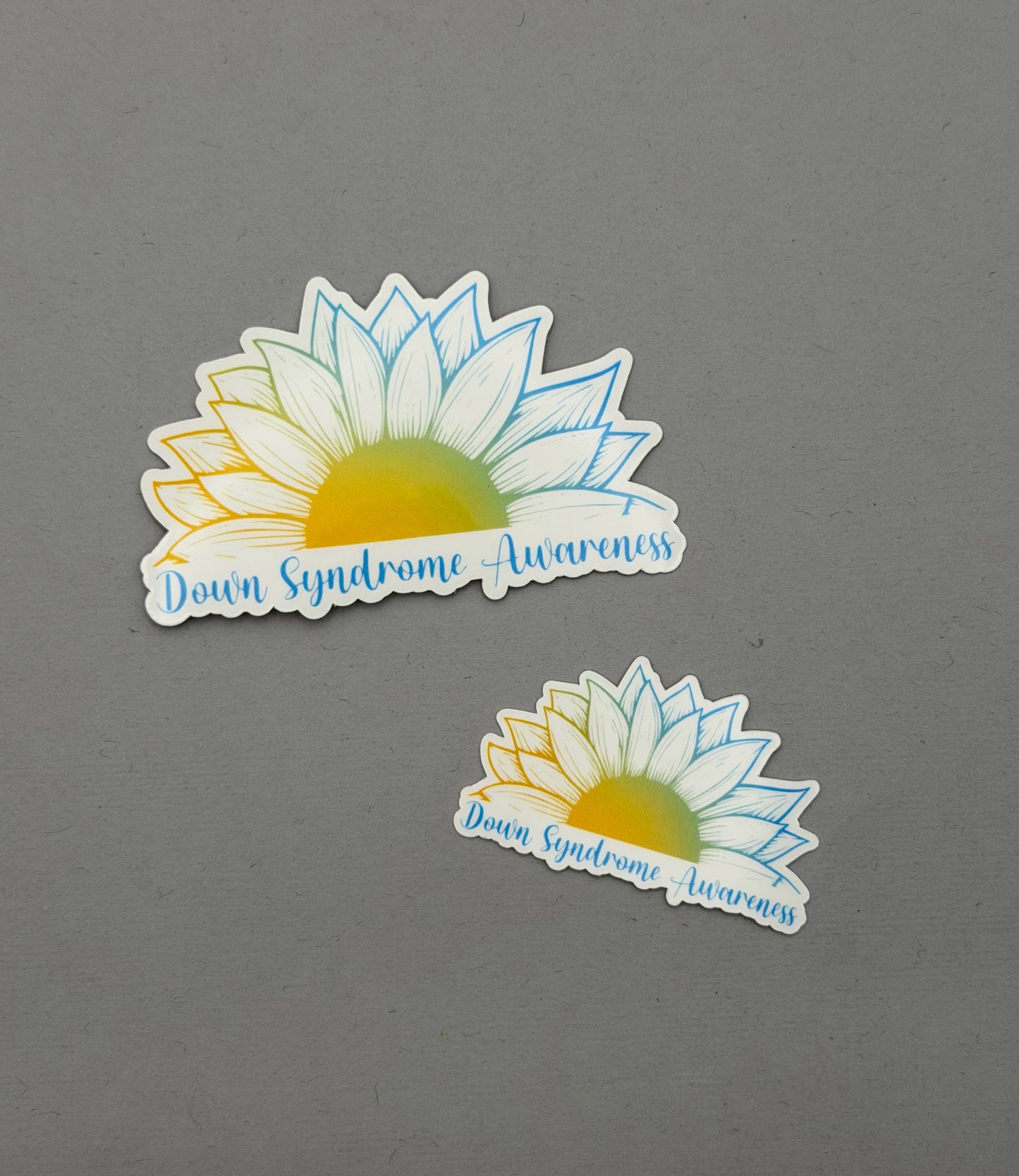 Down Syndrome Awareness Sunflower Sticker