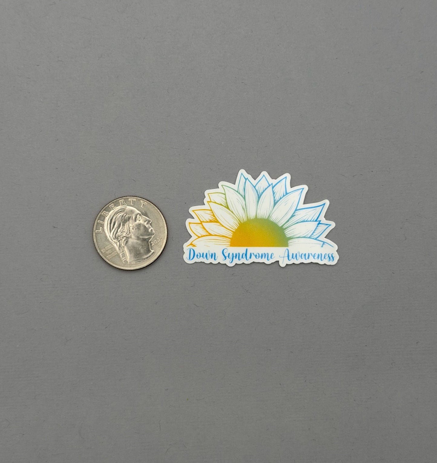 Down Syndrome Awareness Sunflower Sticker