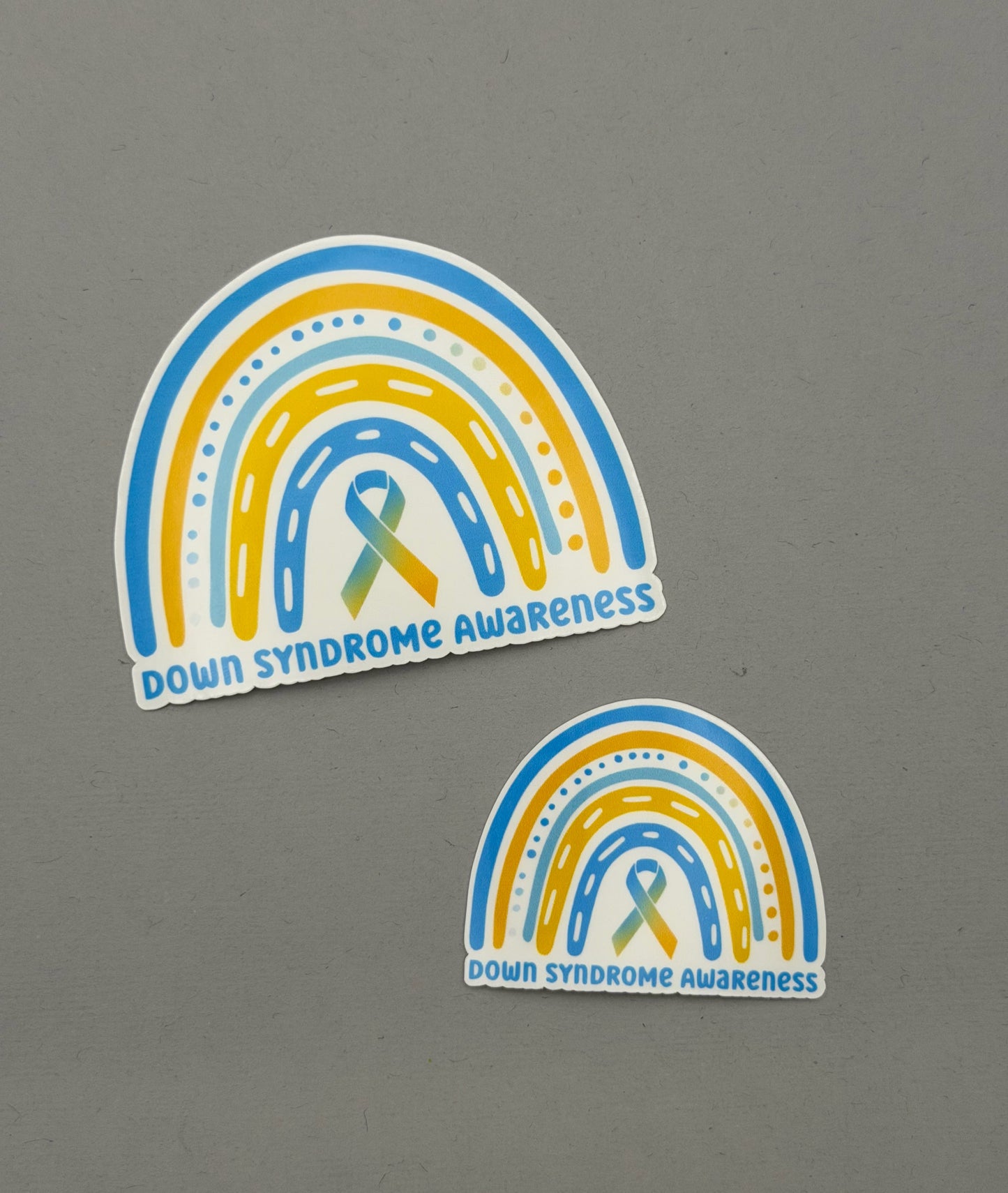 Down Syndrome Awareness Rainbow Sticker