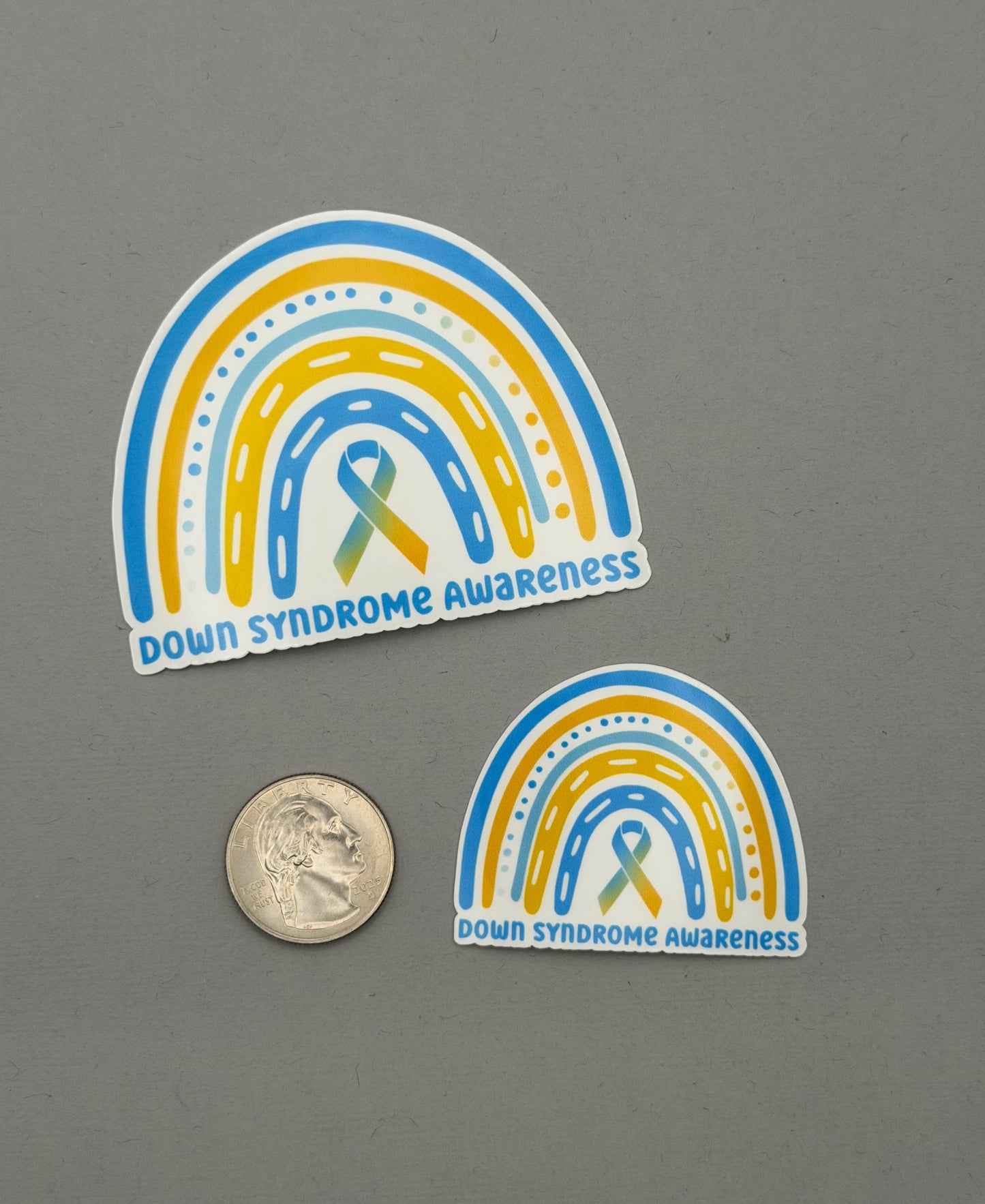 Down Syndrome Awareness Rainbow Sticker