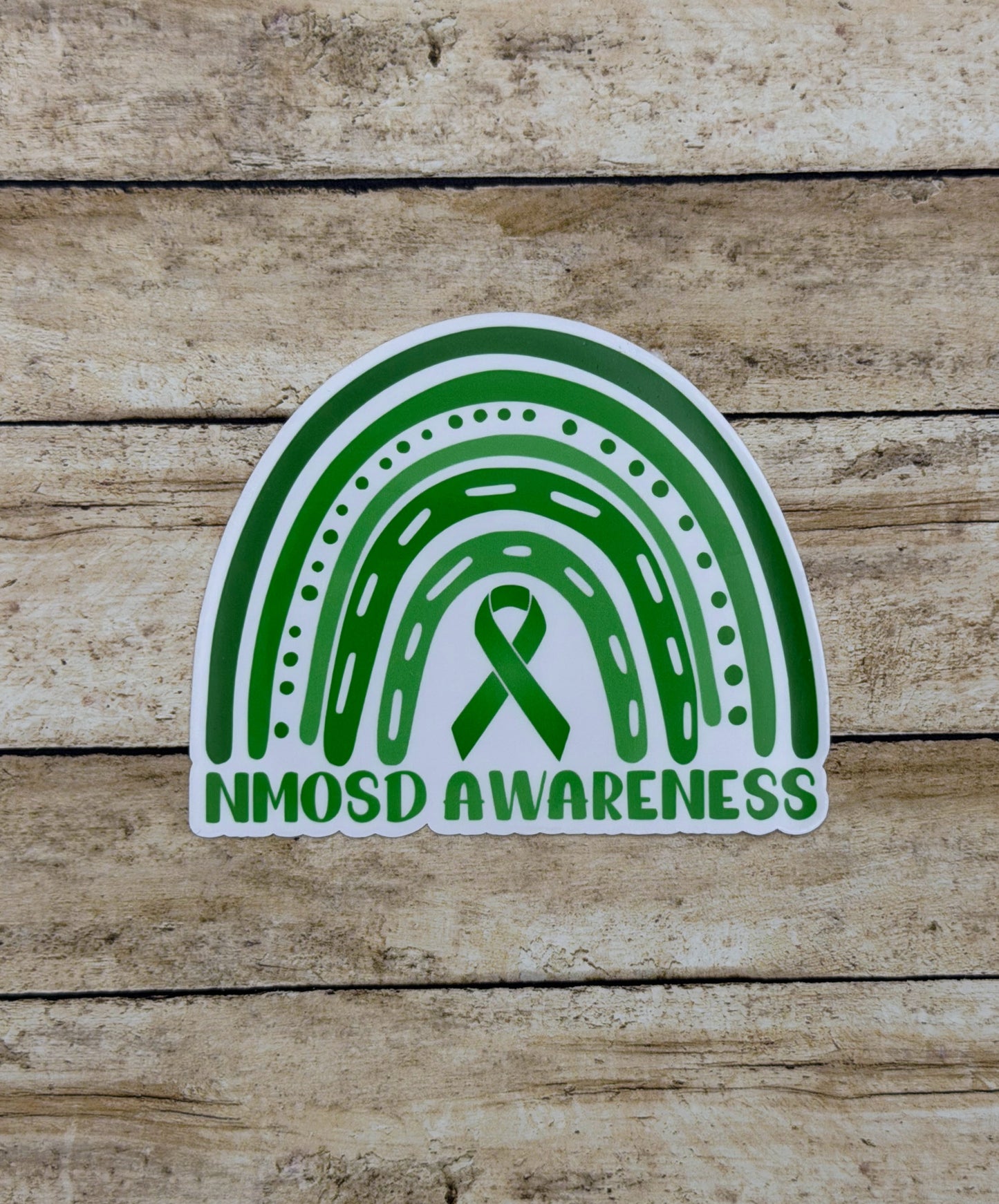 NMOSD Awareness Rainbow Sticker or Magnet | Neuromyelitis Optica Spectrum Disorder