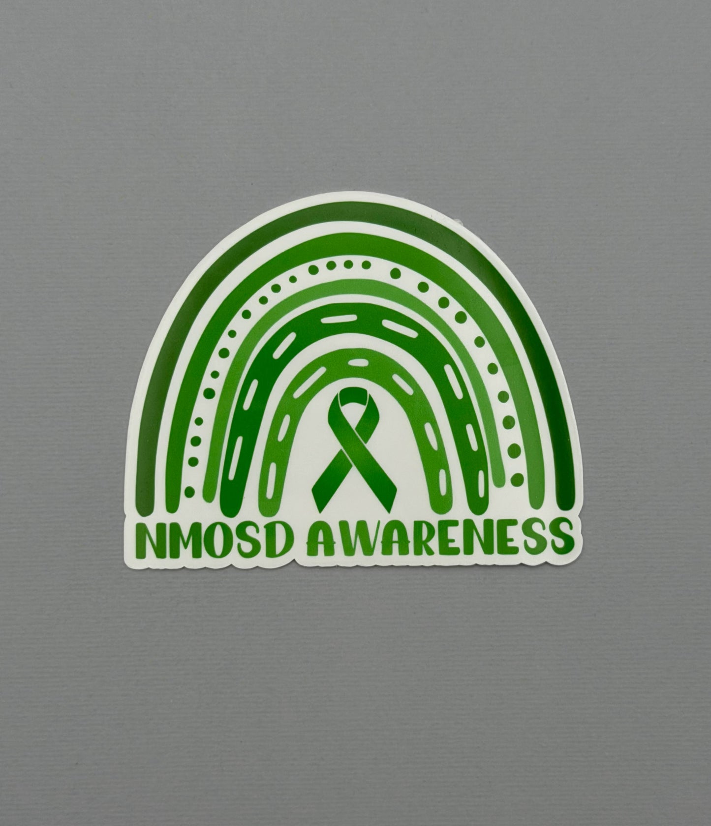 NMOSD Awareness Rainbow Sticker or Magnet | Neuromyelitis Optica Spectrum Disorder