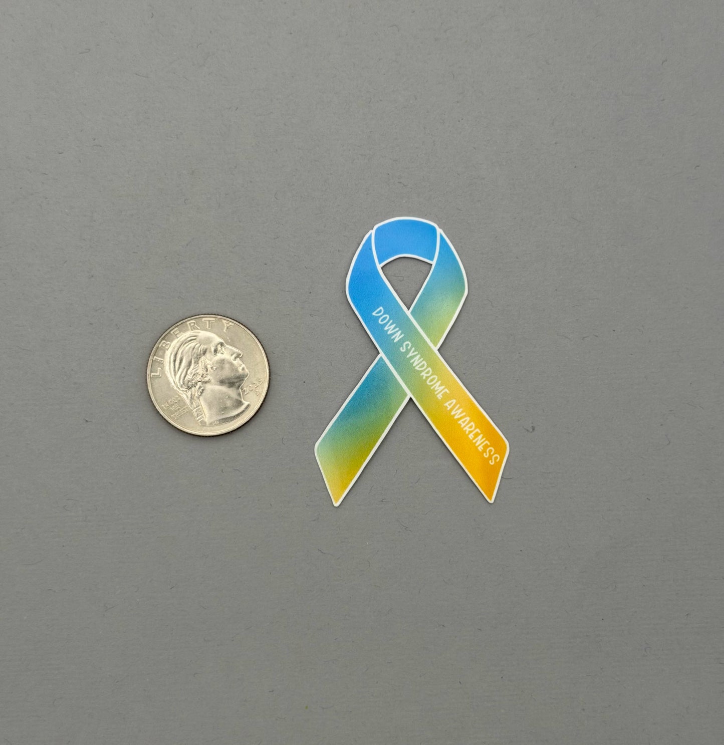 Down Syndrome Awareness Ribbon Sticker