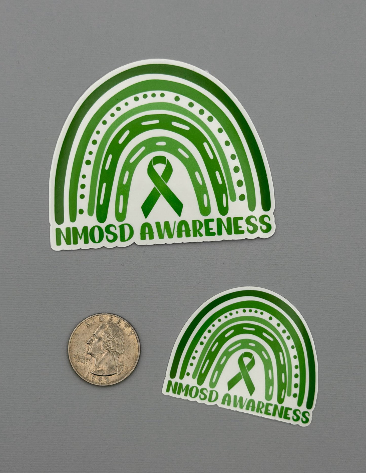 NMOSD Awareness Rainbow Sticker or Magnet | Neuromyelitis Optica Spectrum Disorder
