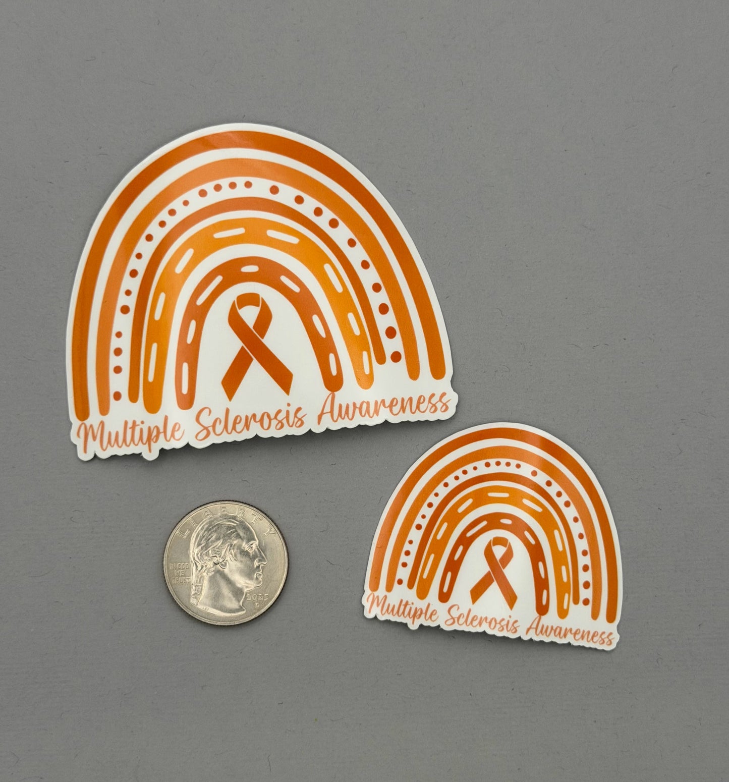 Multiple Sclerosis Awareness Rainbow Sticker