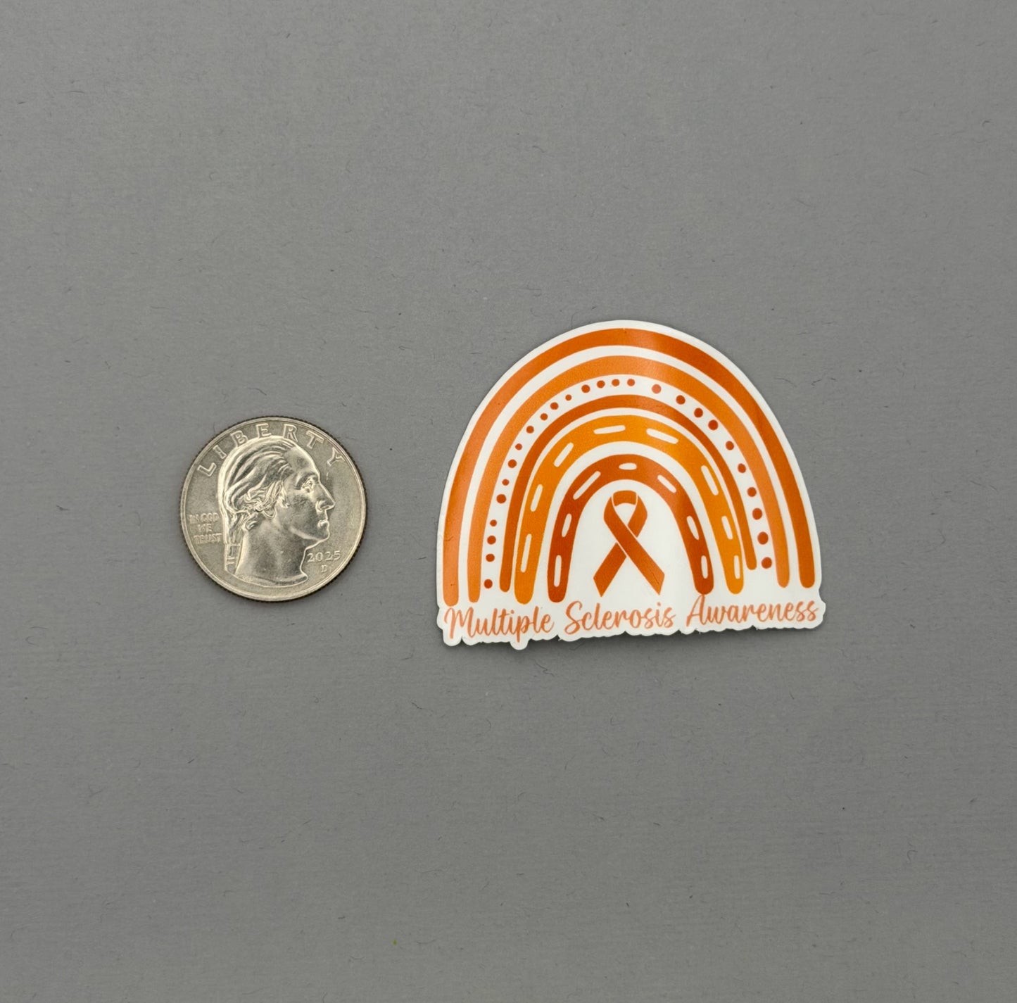Multiple Sclerosis Awareness Rainbow Sticker