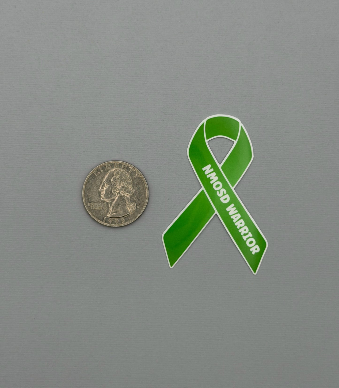NMOSD Warrior Ribbon Sticker or Magnet | Neuromyelitis Optica Spectrum Disorder