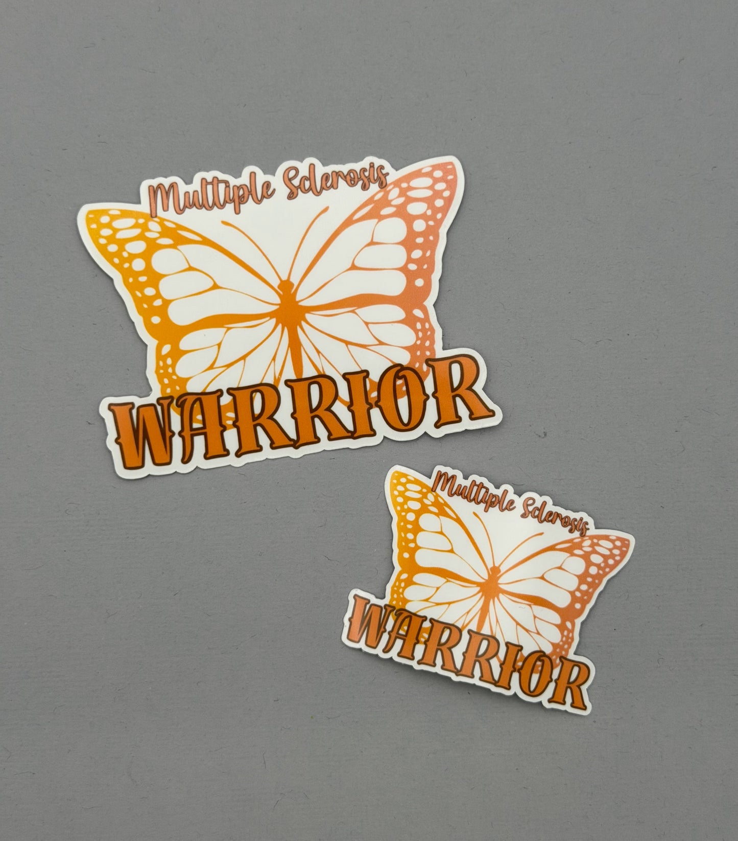 Multiple Sclerosis Warrior Butterfly Sticker