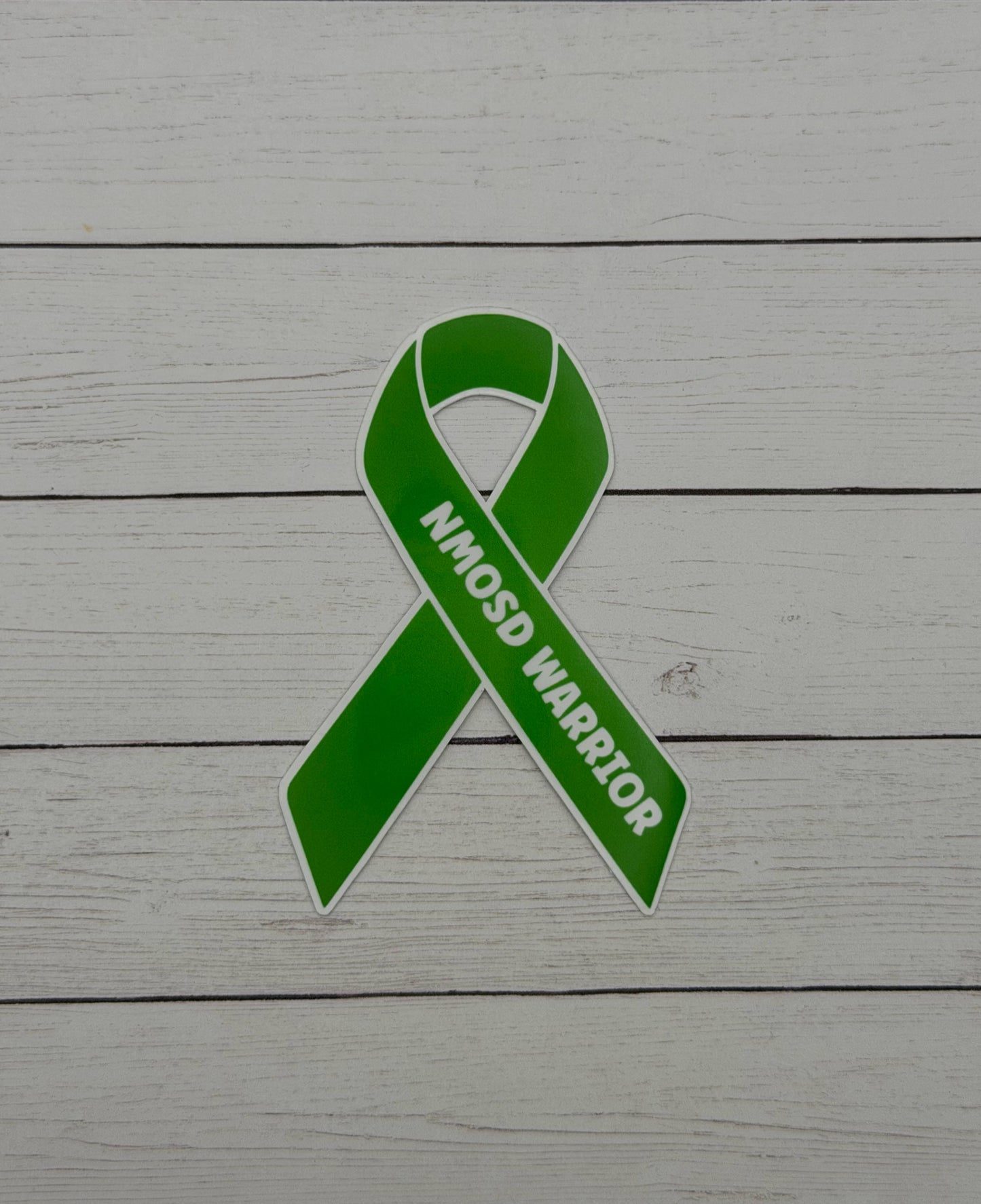 NMOSD Warrior Ribbon Sticker or Magnet | Neuromyelitis Optica Spectrum Disorder