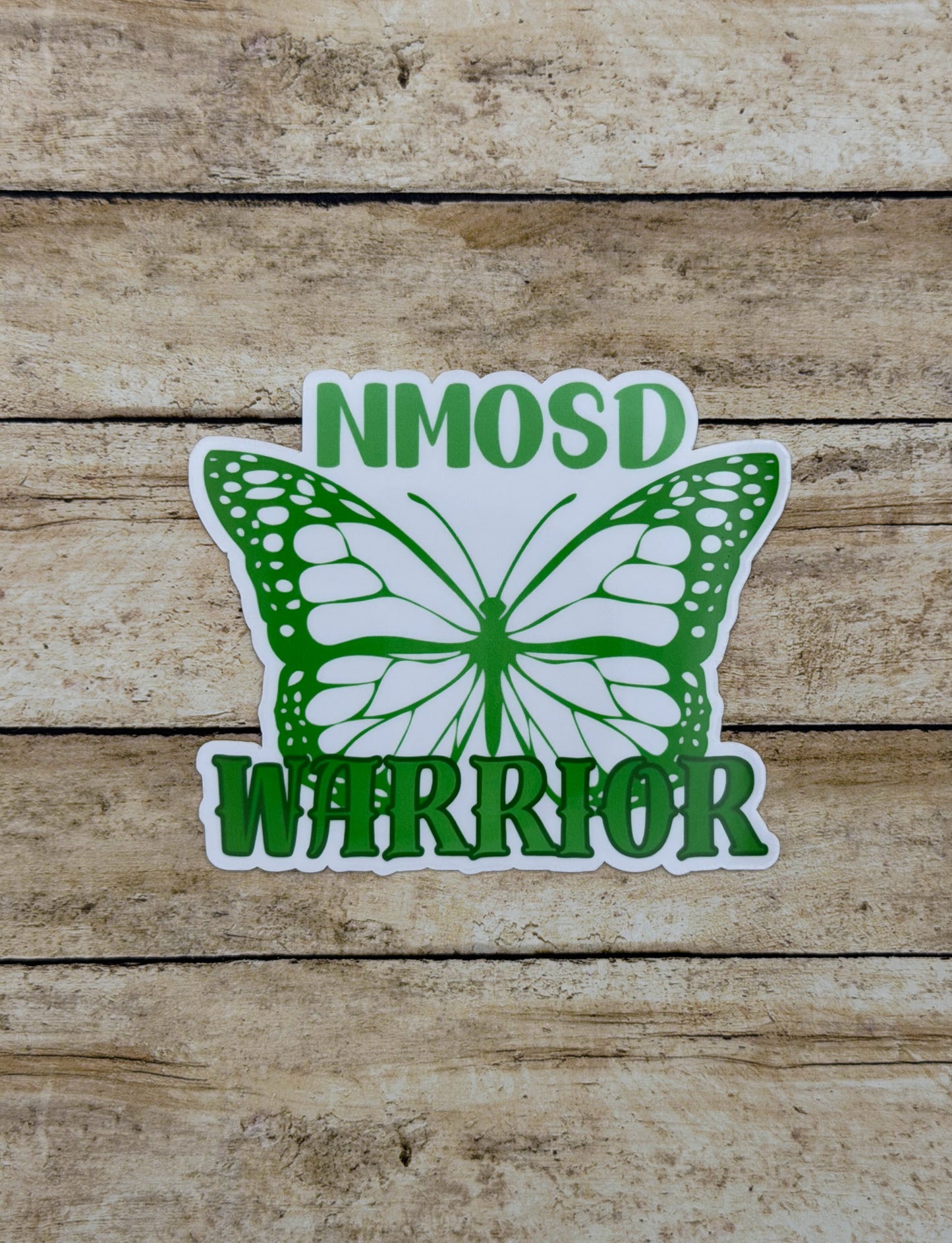 NMOSD Warrior Butterfly Sticker or Magnet | Neuromyelitis Optica Spectrum Disorder