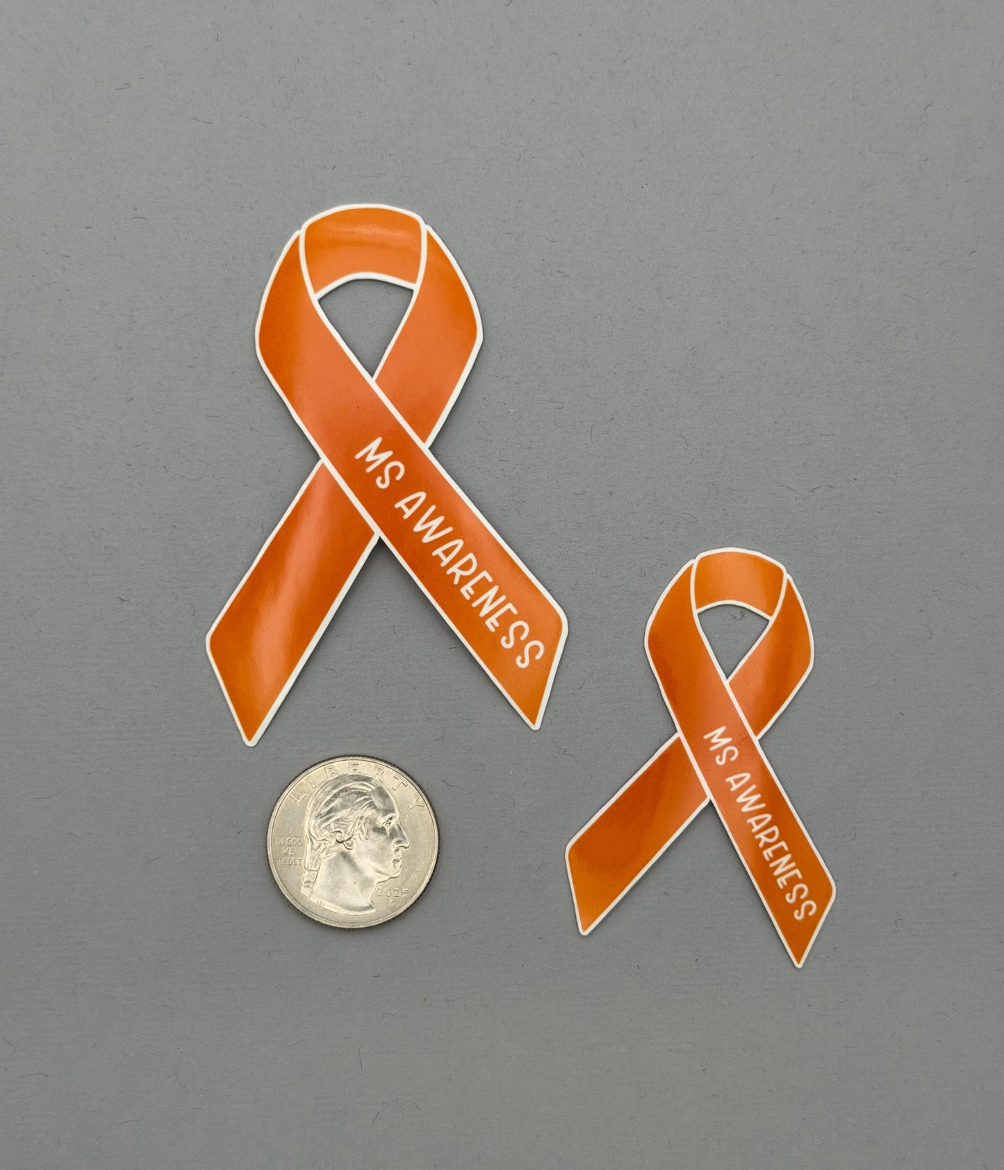 MS (Multiple Sclerosis) Awareness Ribbon Sticker