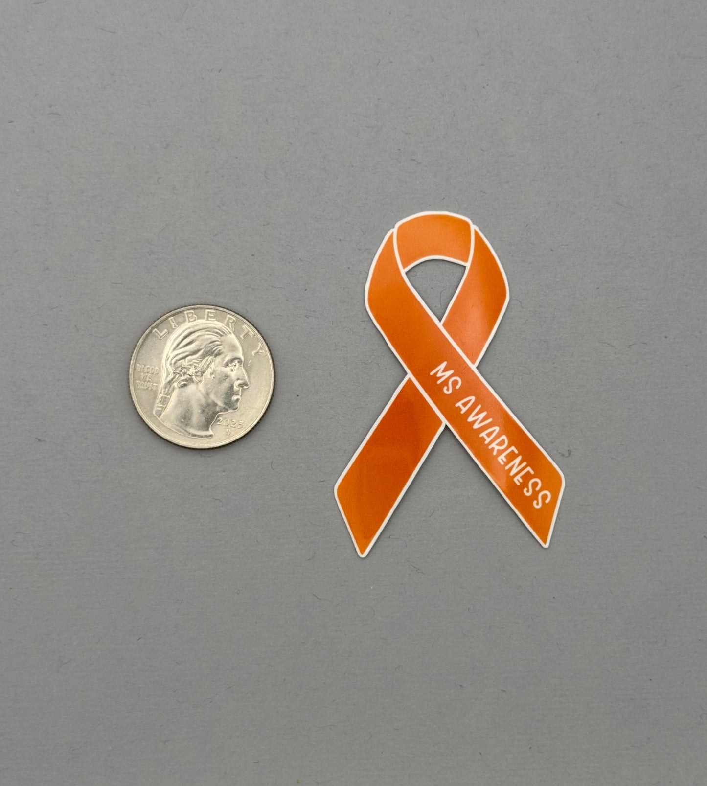 MS (Multiple Sclerosis) Awareness Ribbon Sticker