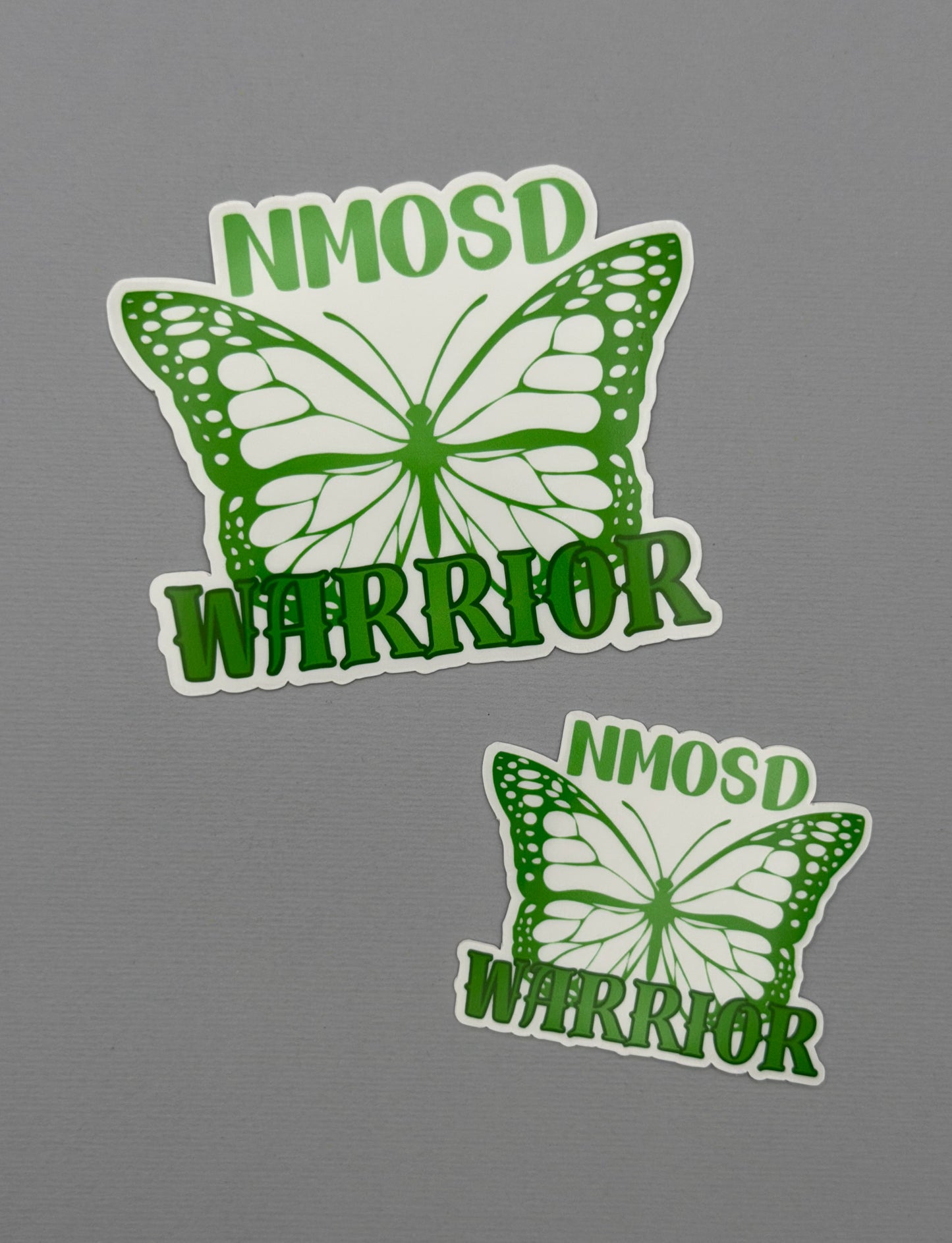 NMOSD Warrior Butterfly Sticker or Magnet | Neuromyelitis Optica Spectrum Disorder
