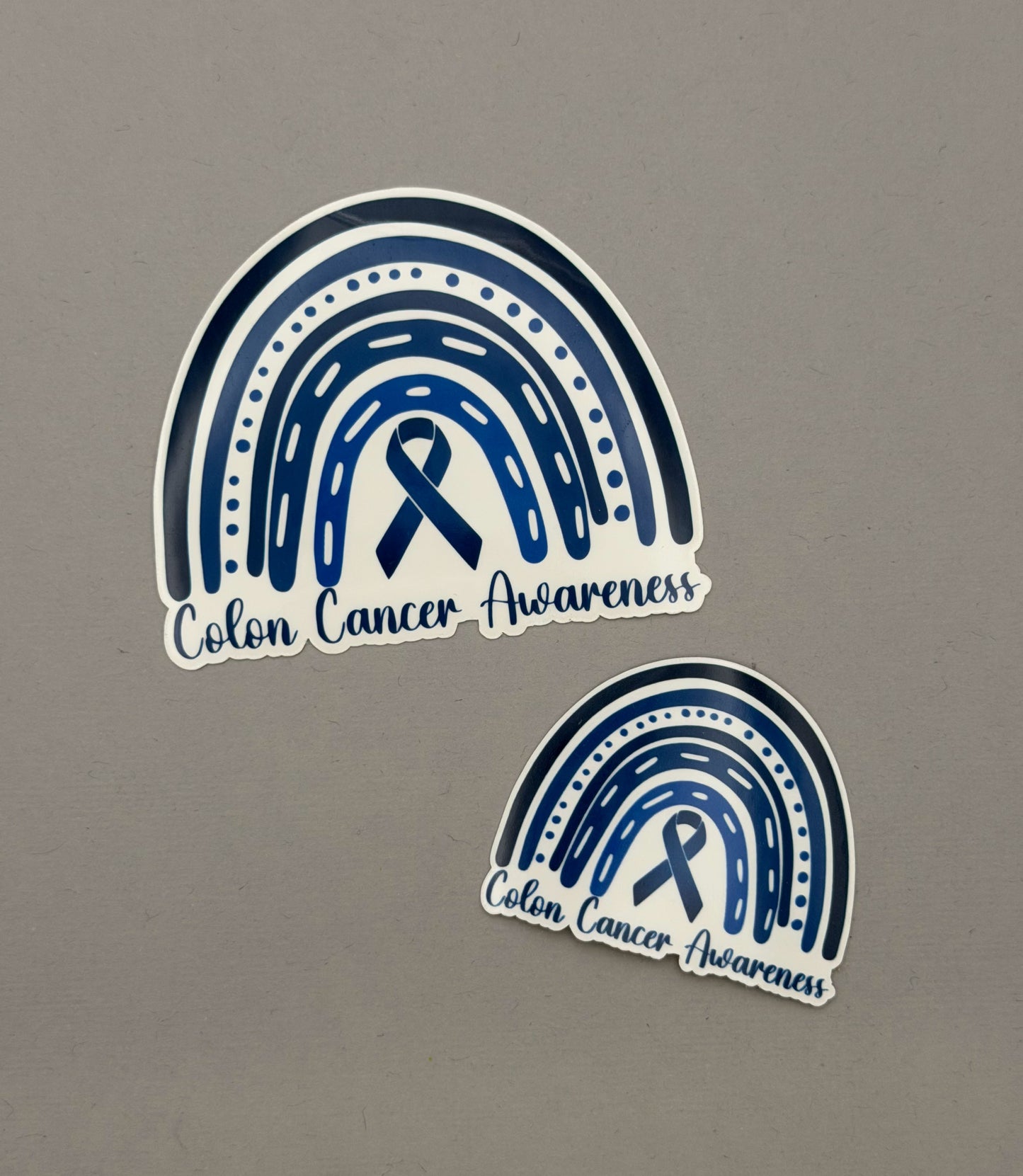 Colon Cancer Awareness Rainbow Sticker