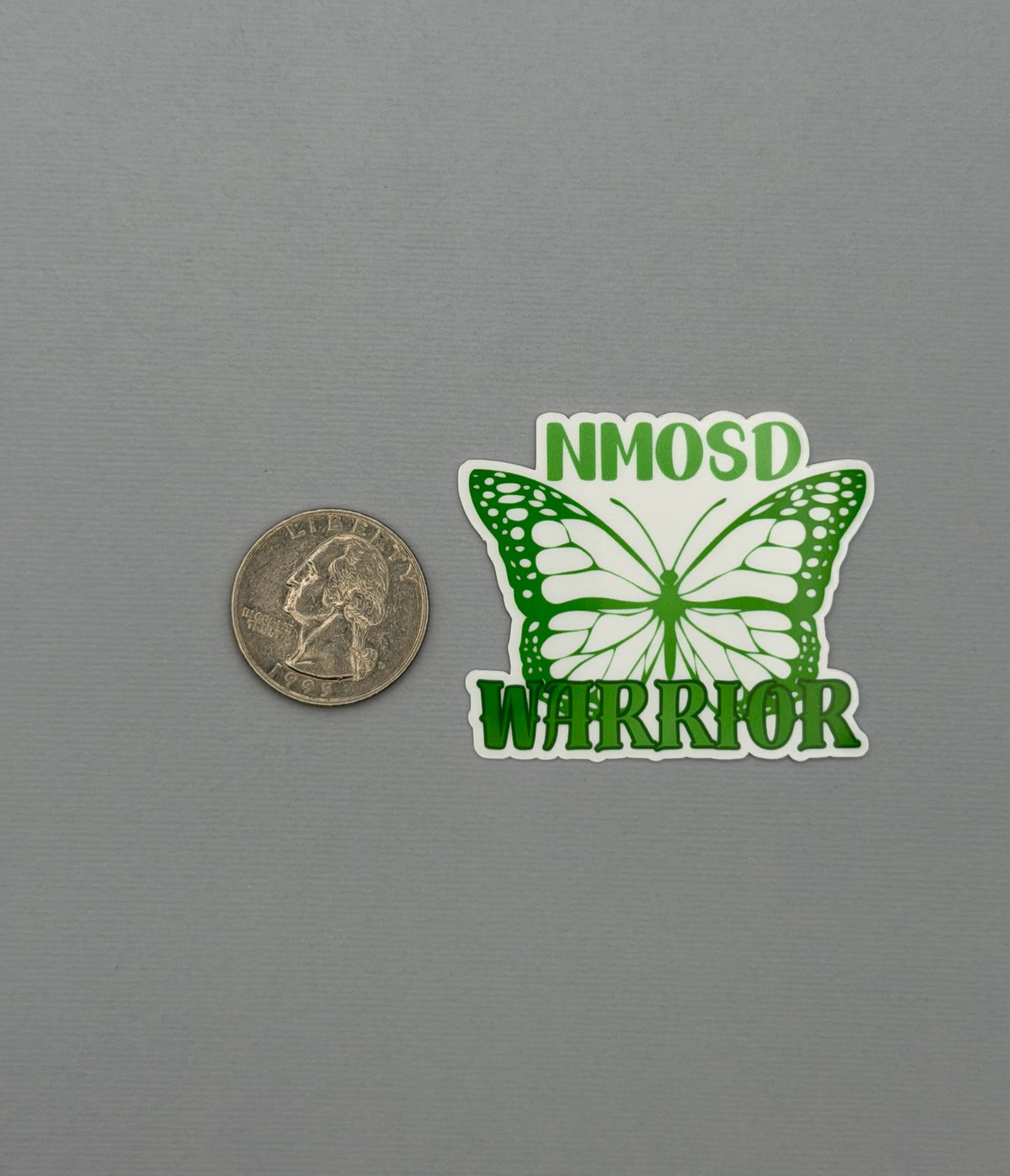 NMOSD Warrior Butterfly Sticker or Magnet | Neuromyelitis Optica Spectrum Disorder