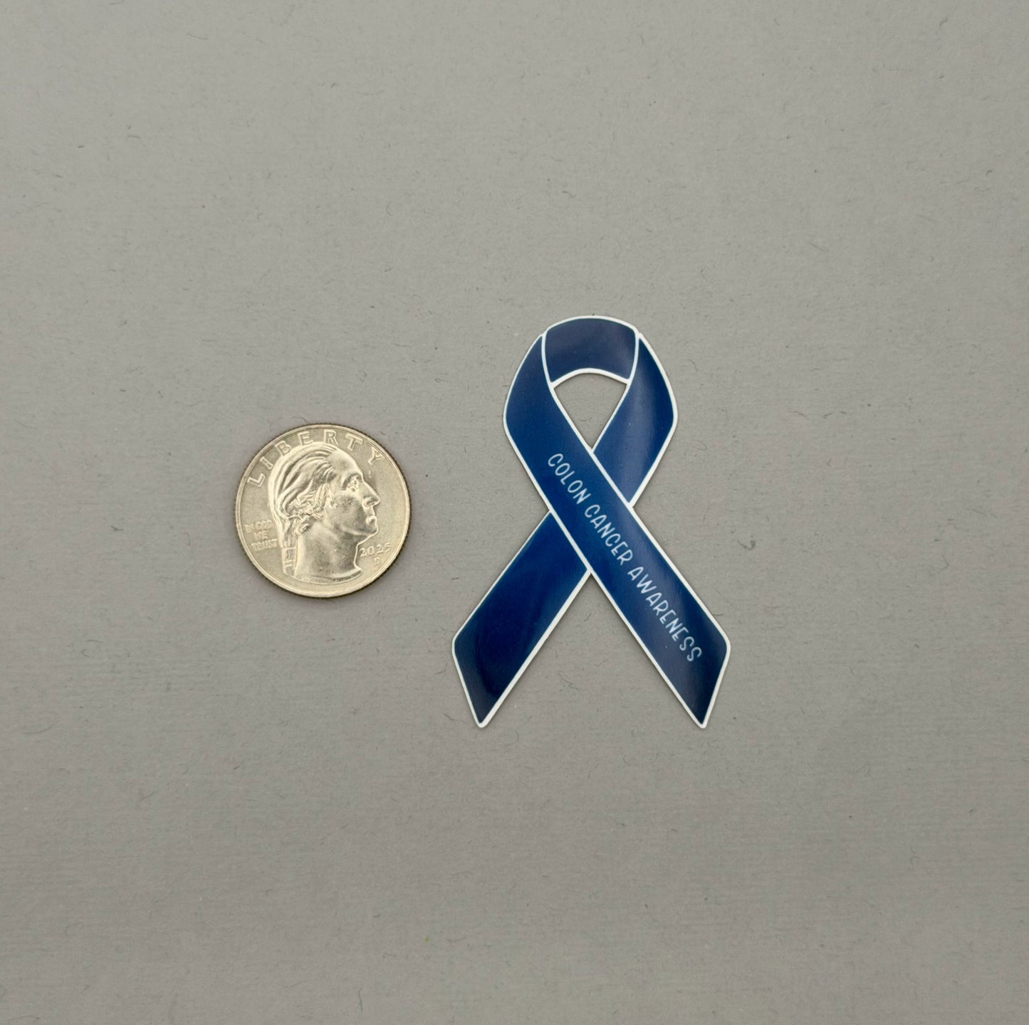 Colon Cancer Awareness Ribbon Sticker