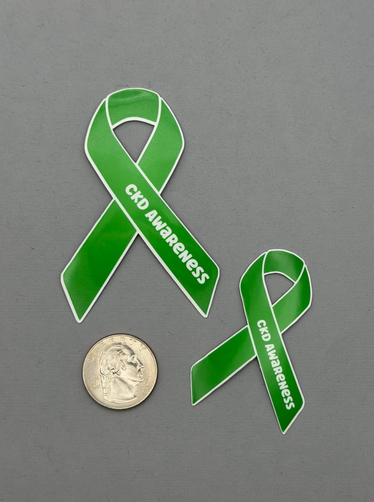 CKD (Chronic Kidney Disease) Awareness Ribbon Sticker