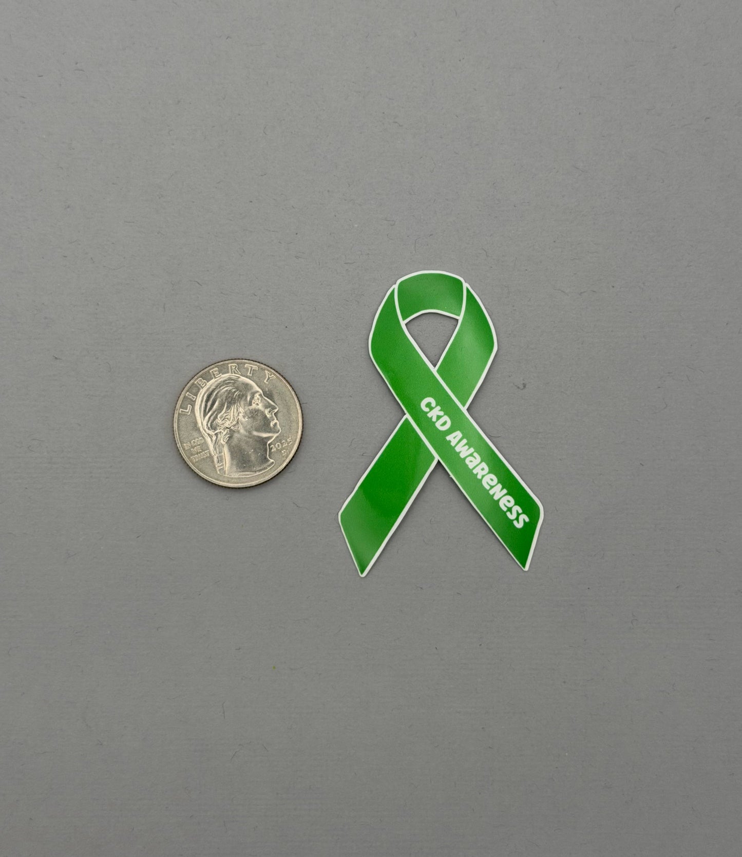 CKD (Chronic Kidney Disease) Awareness Ribbon Sticker