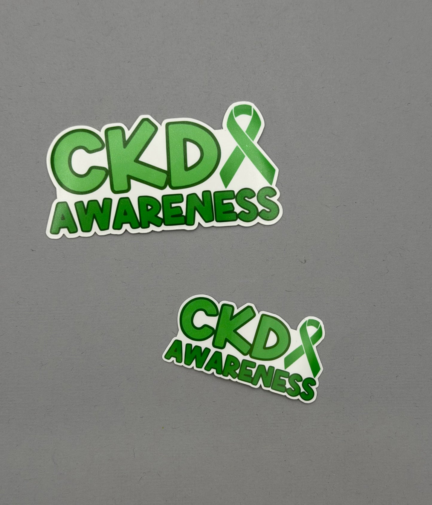 CKD (Chronic Kidney Disease) Awareness with Ribbon Sticker