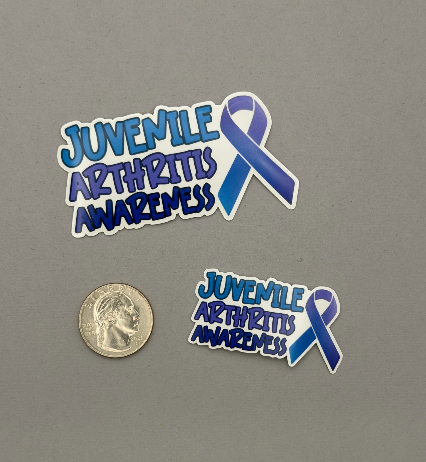 Juvenile Arthritis Awareness with Ribbon Sticker