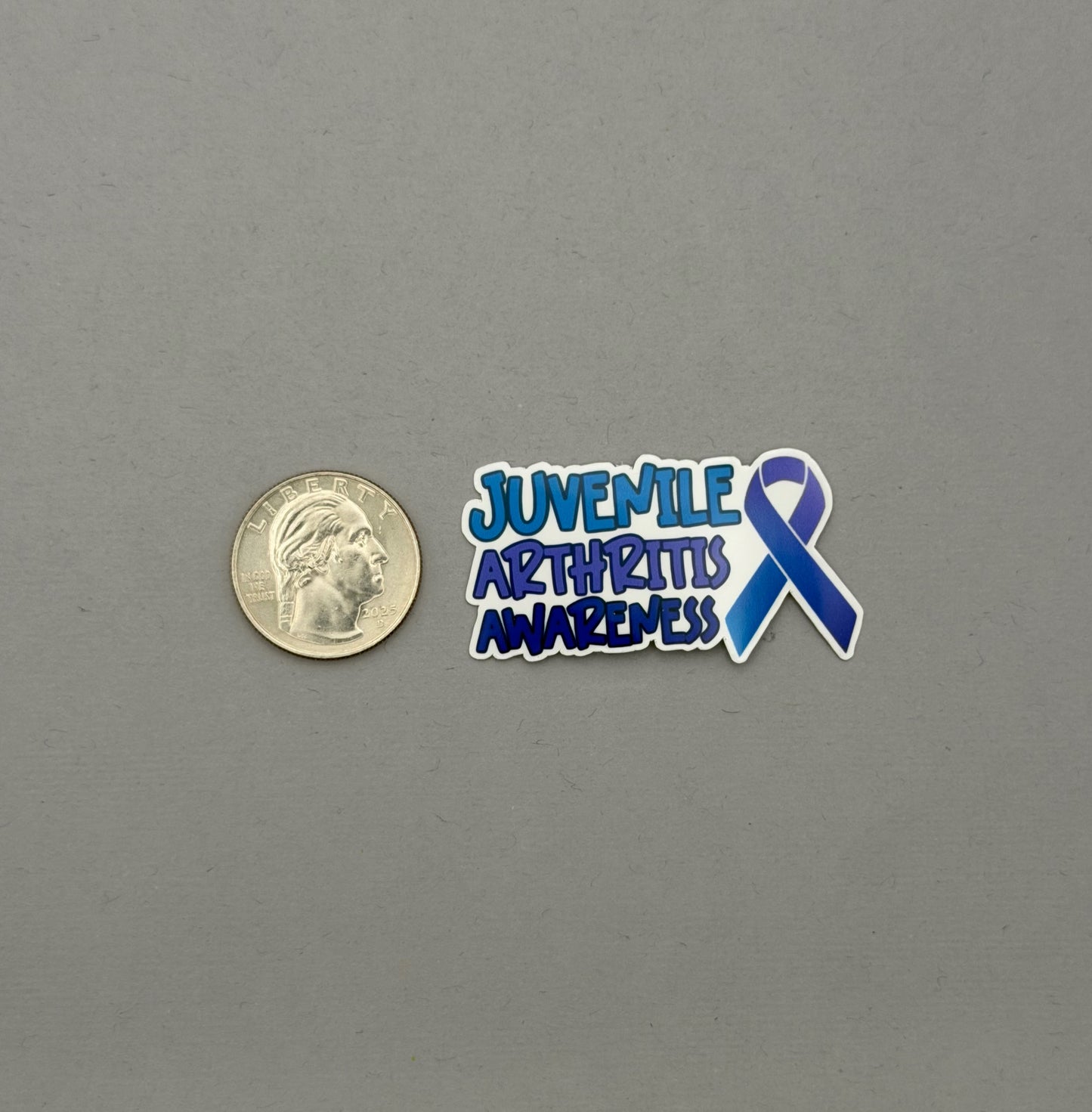 Juvenile Arthritis Awareness with Ribbon Sticker