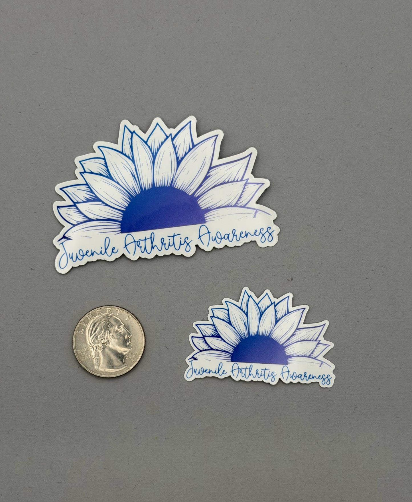 Juvenile Arthritis Awareness Sunflower Sticker