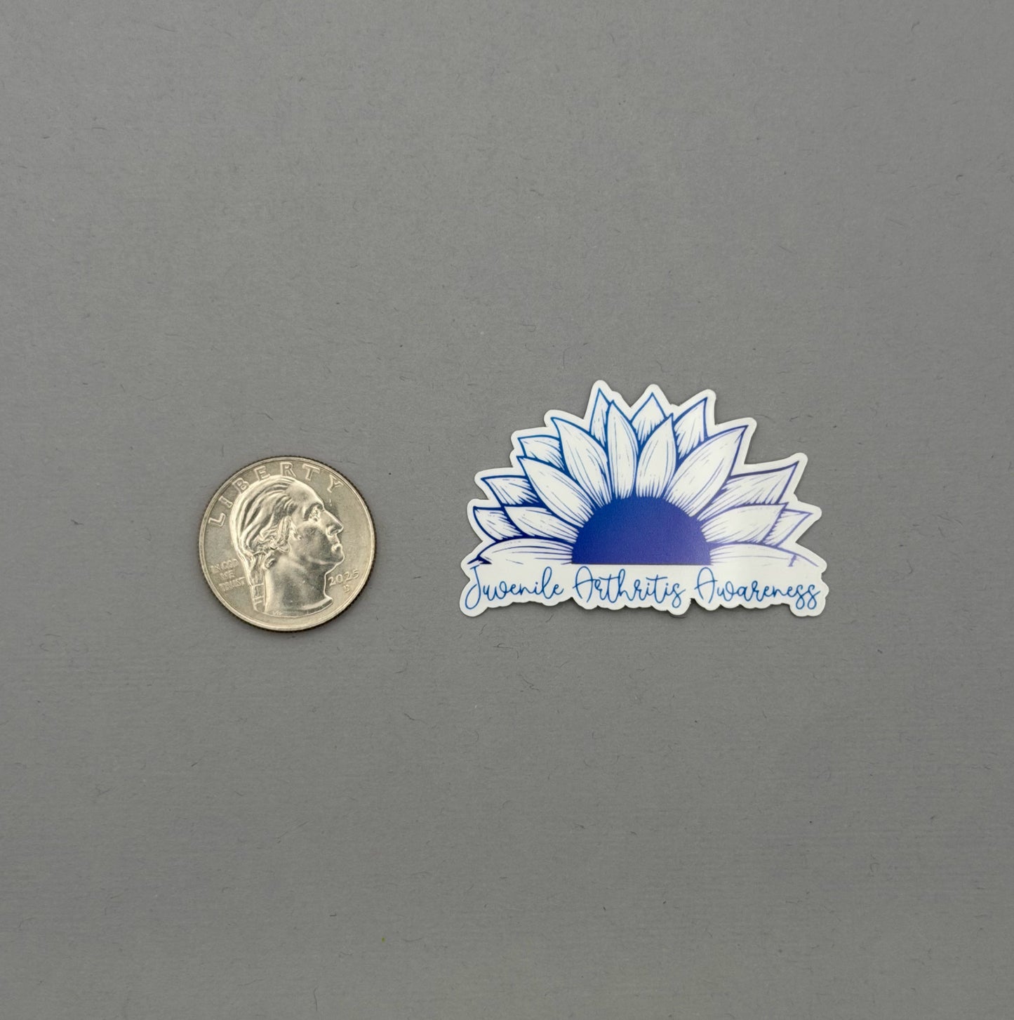 Juvenile Arthritis Awareness Sunflower Sticker
