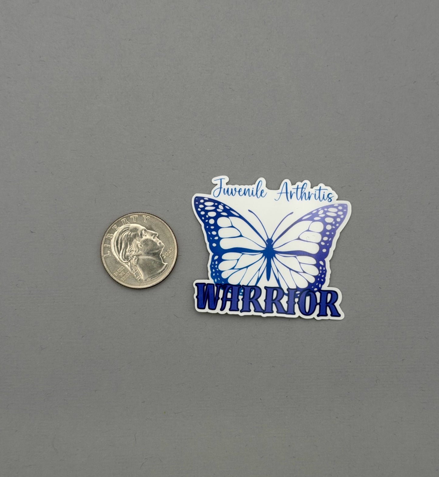 Juvenile Arthritis Warrior Butterfly Sticker