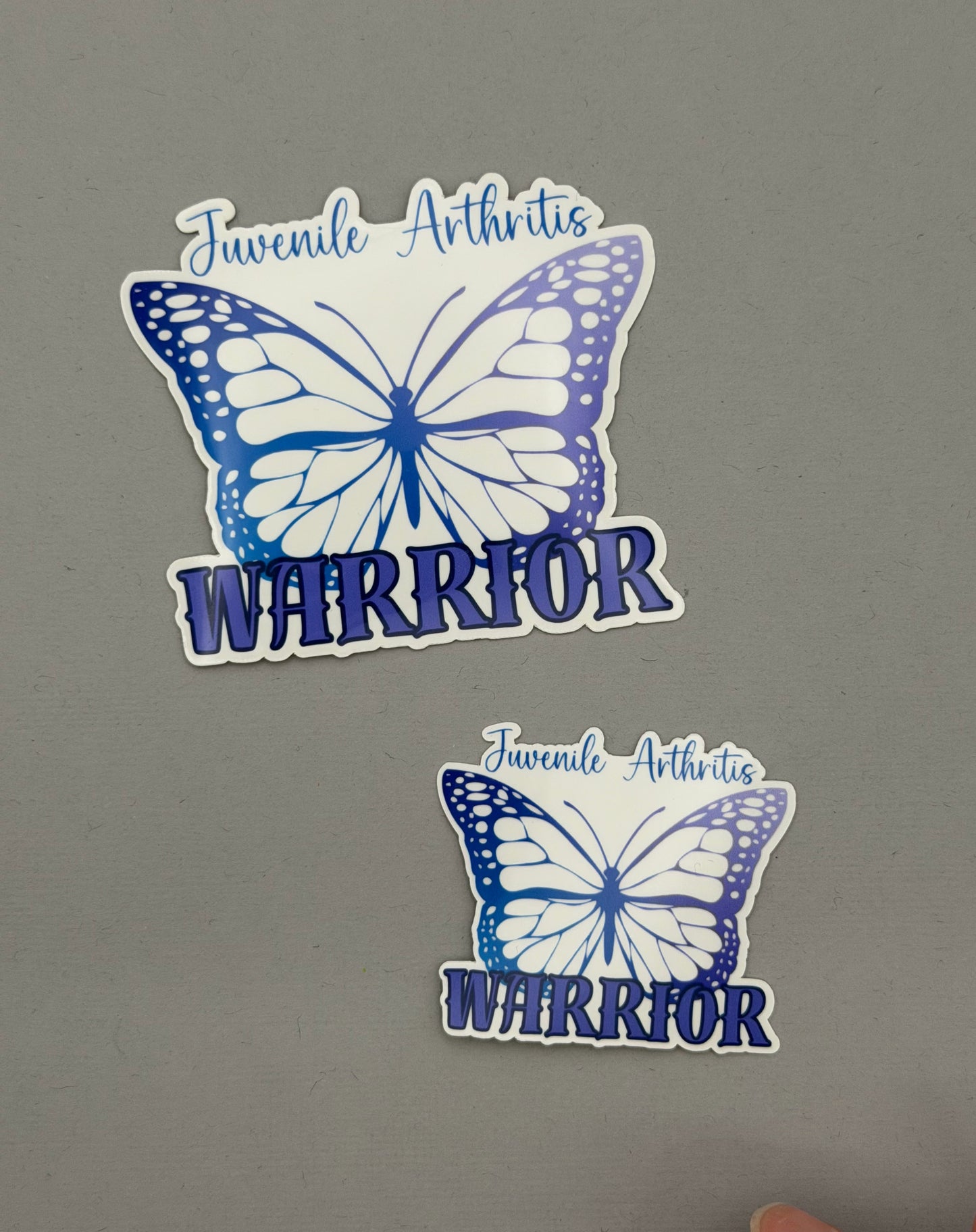 Juvenile Arthritis Warrior Butterfly Sticker