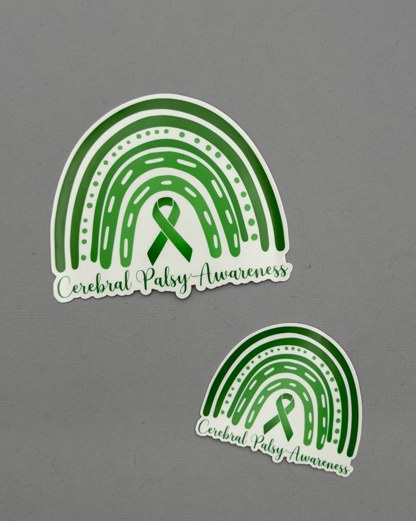 Cerebral Palsy Awareness Rainbow Sticker