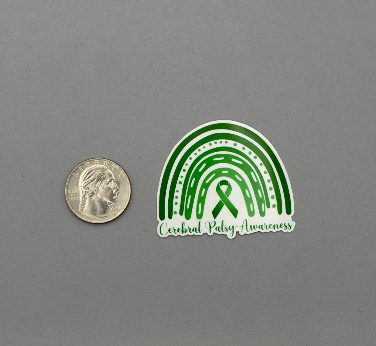 Cerebral Palsy Awareness Rainbow Sticker