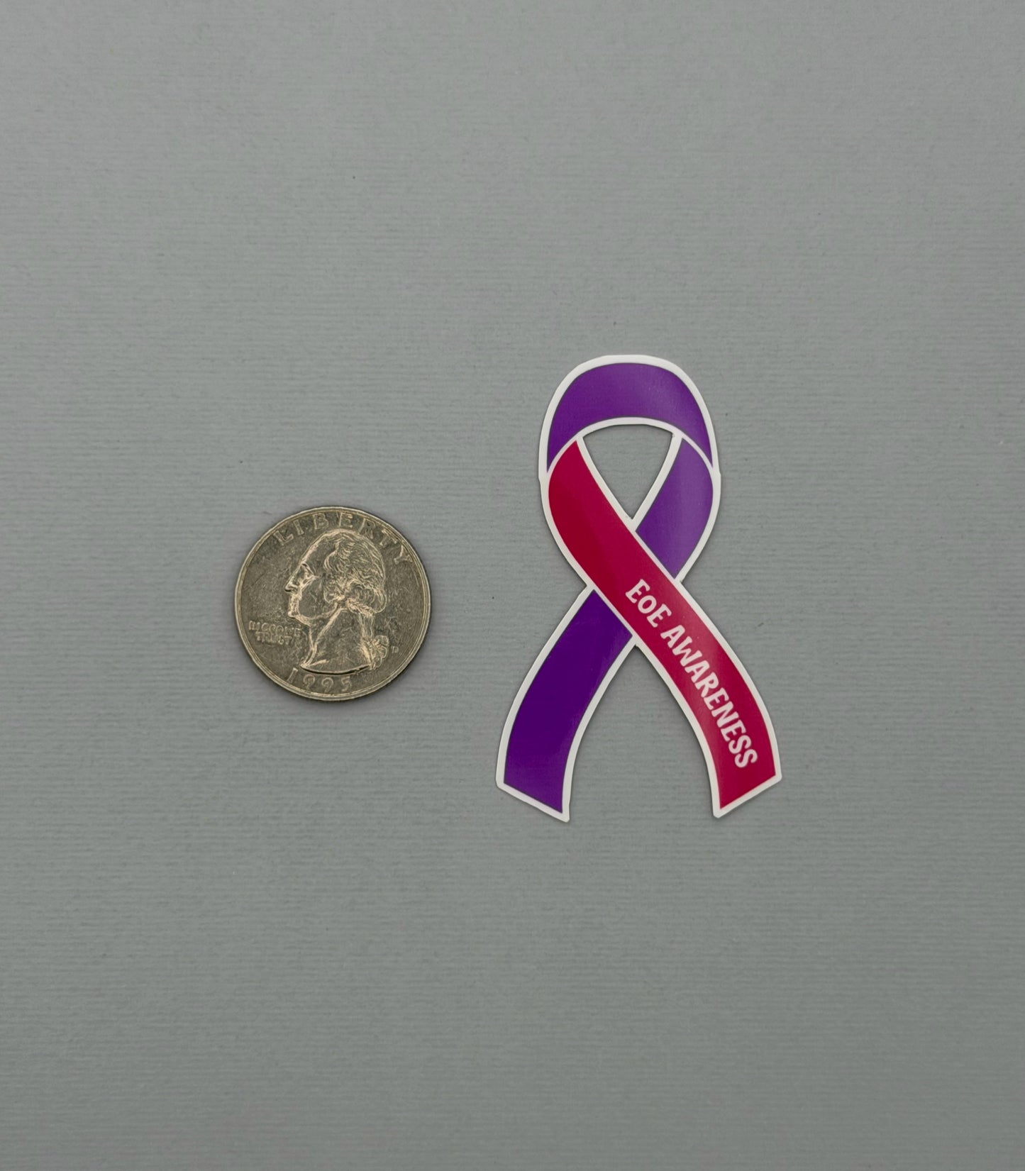 EoE Awareness Ribbon Sticker or Magnet | Eosinophilic Esophagitis