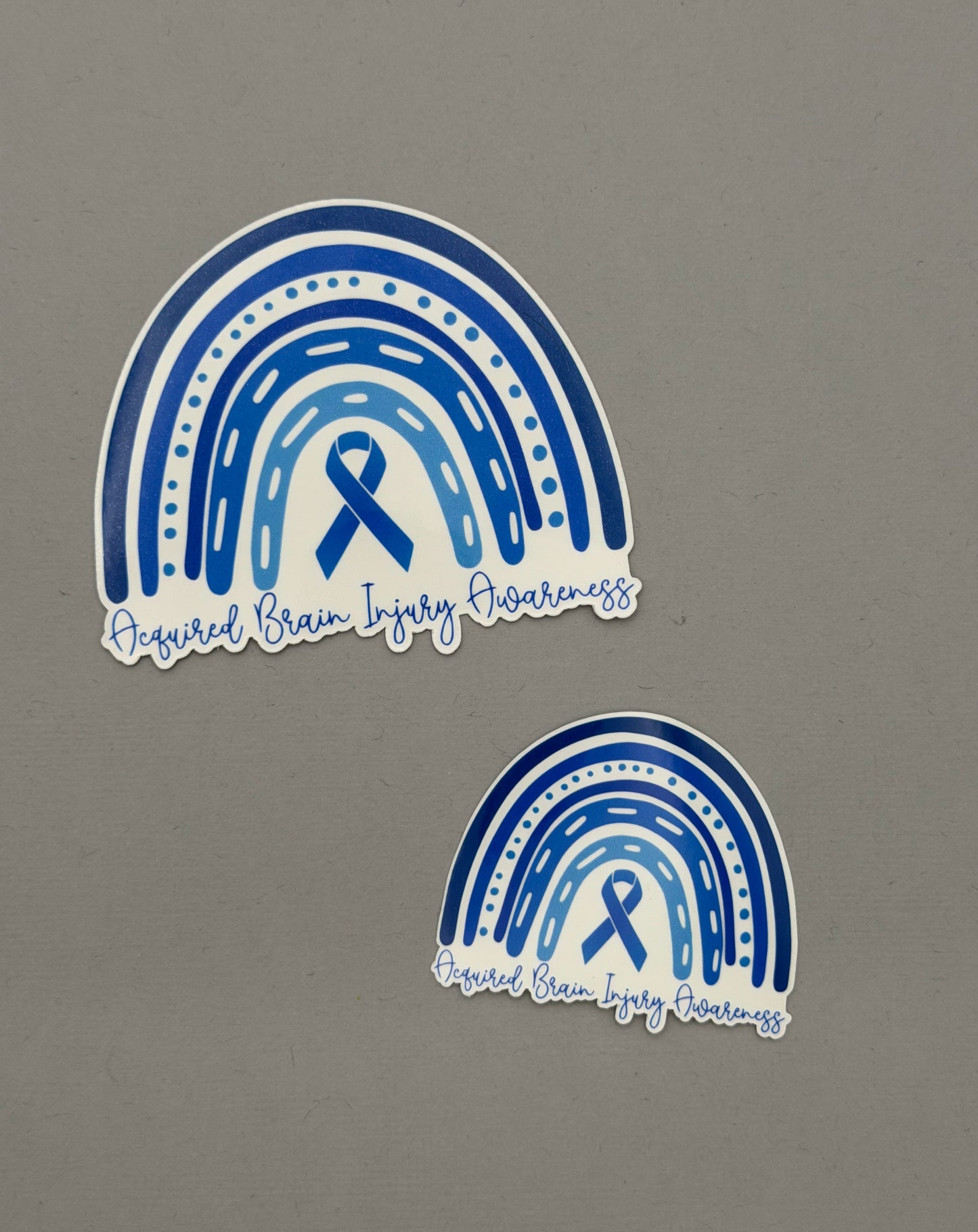 Acquired Brain Injury Awareness Rainbow Sticker
