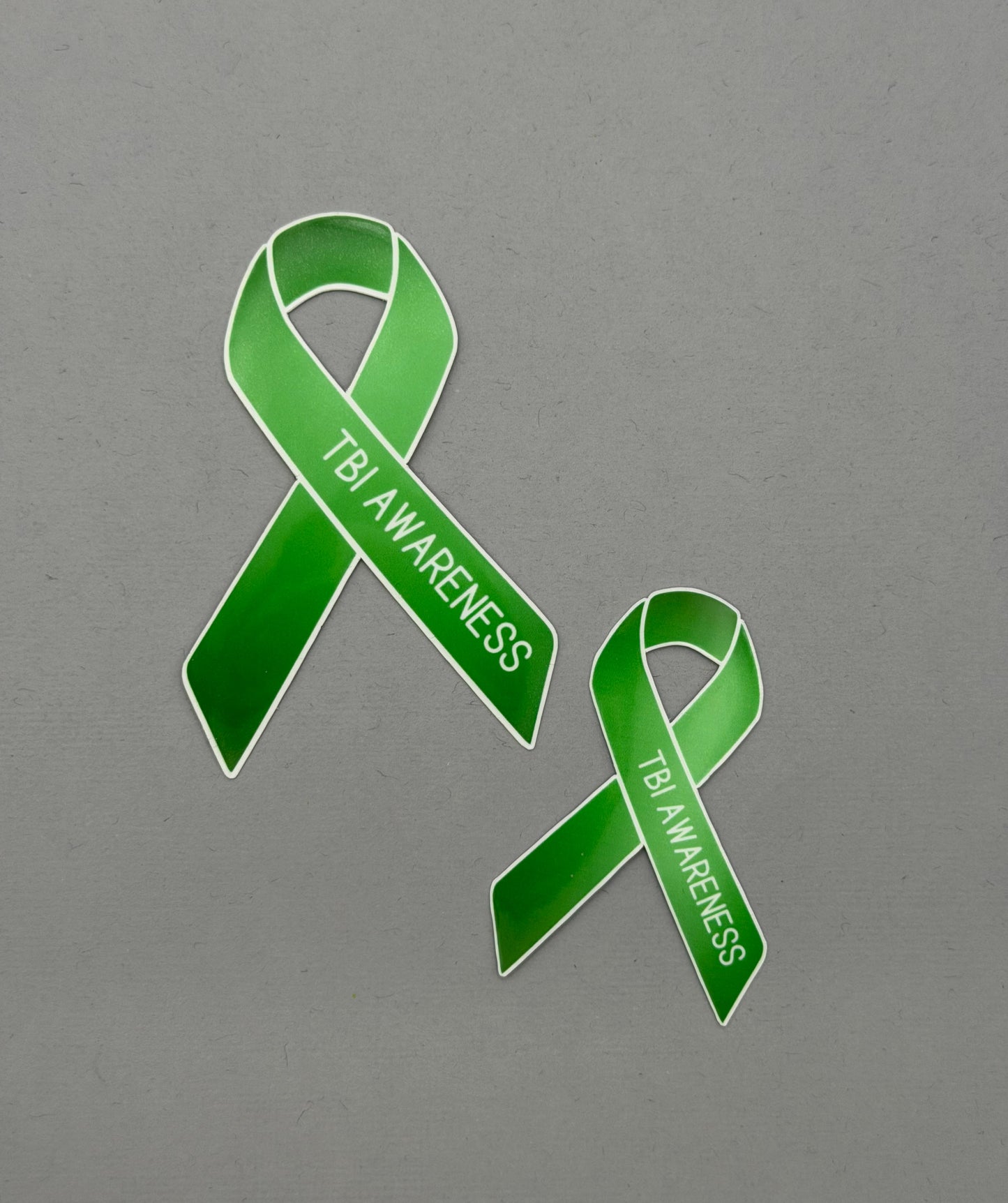 TBI (Traumatic Brain Injury) Awareness Ribbon Sticker