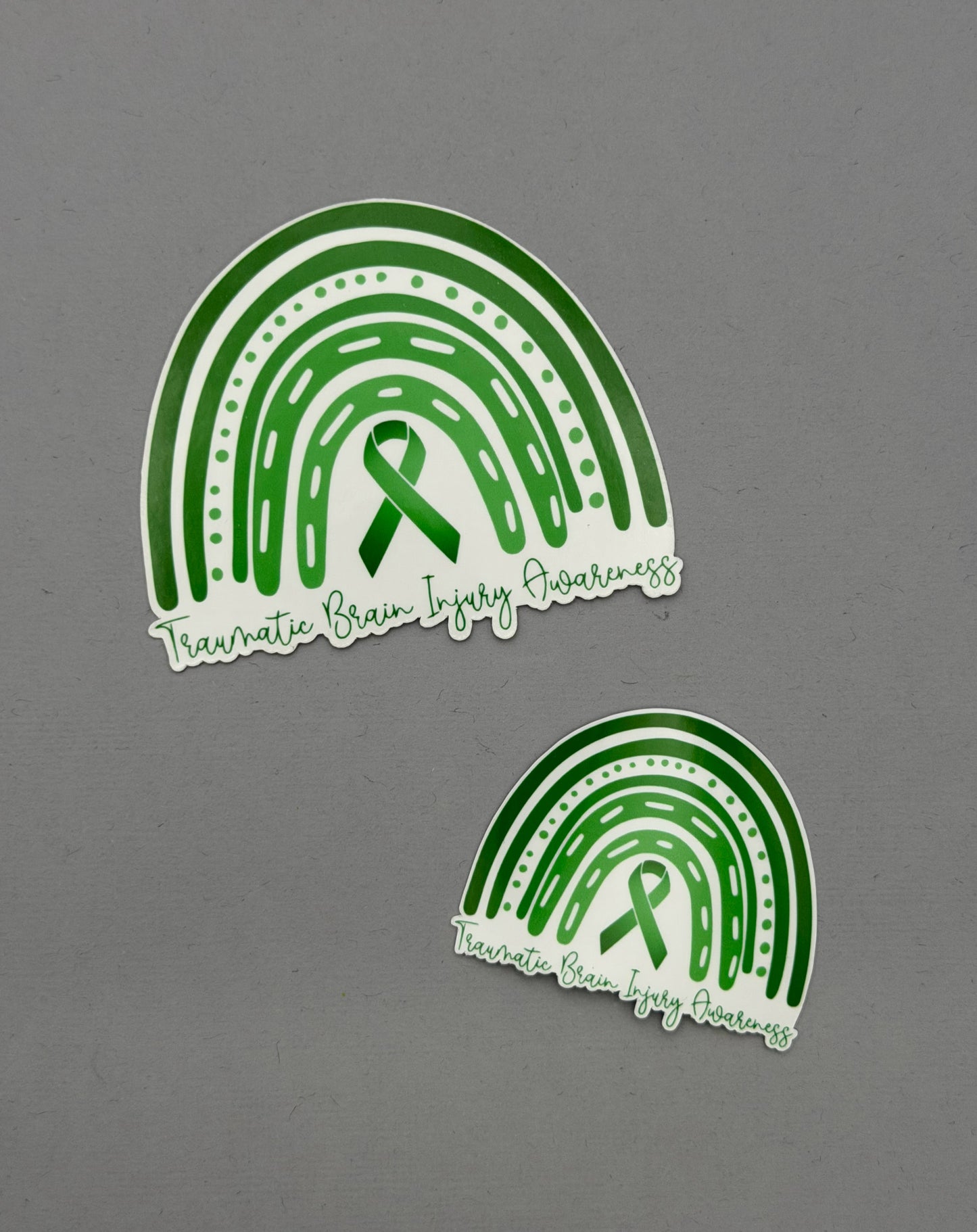 Traumatic Brain Injury Awareness Rainbow Sticker