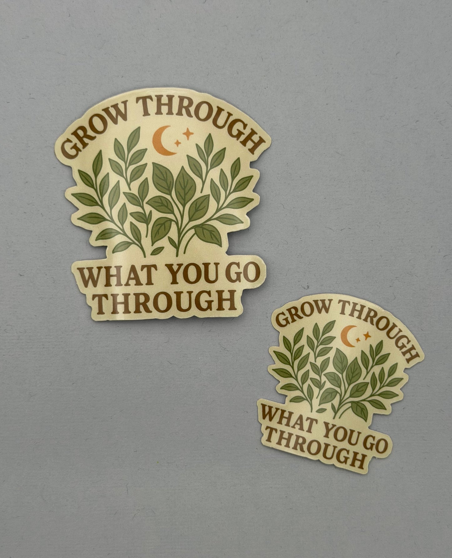 Grow Through What You Go Through Sticker