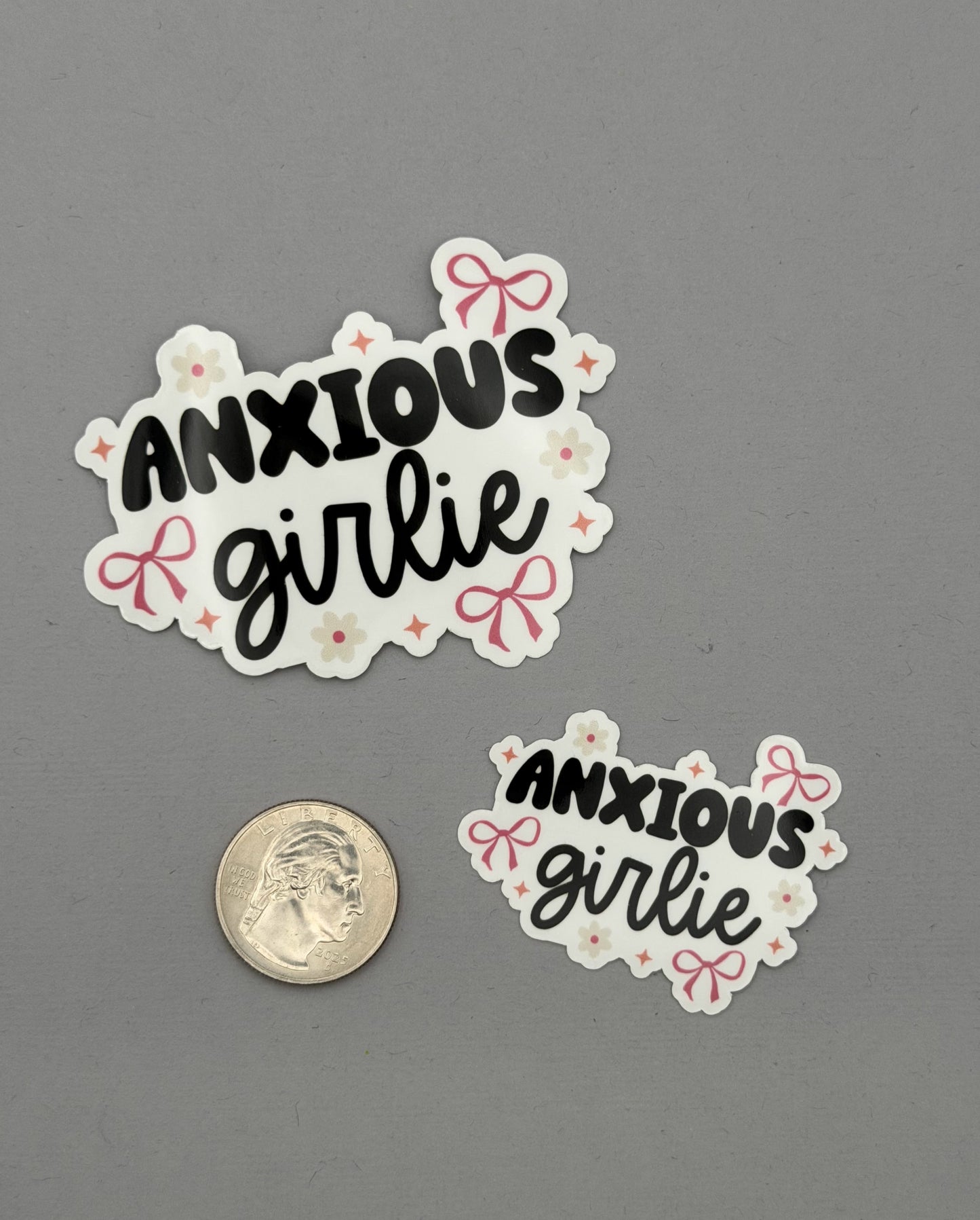 Anxious Girlie Sticker