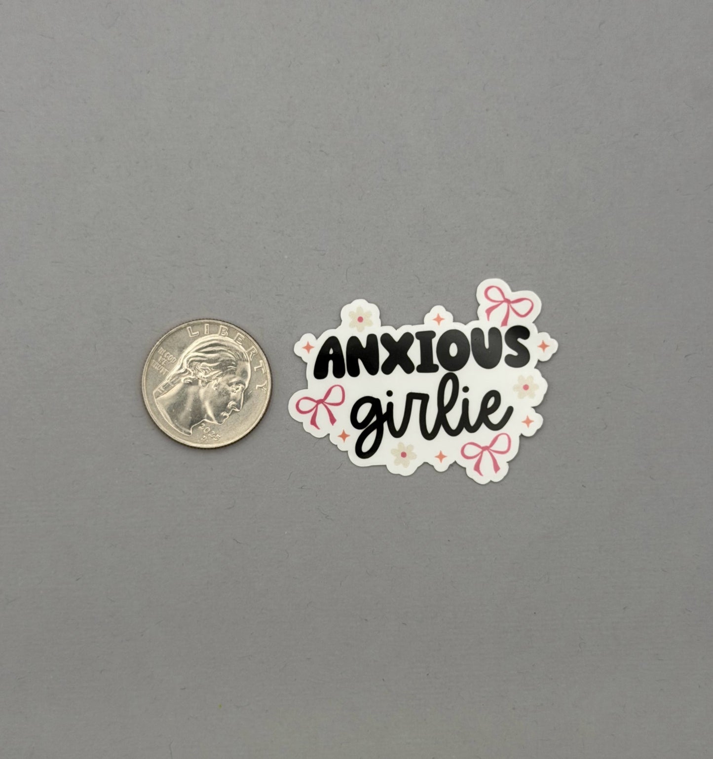 Anxious Girlie Sticker
