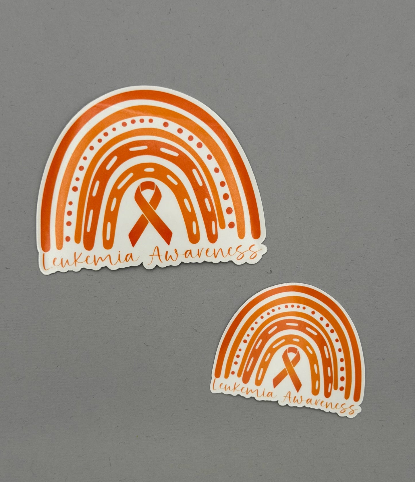 Leukemia Awareness Rainbow Sticker