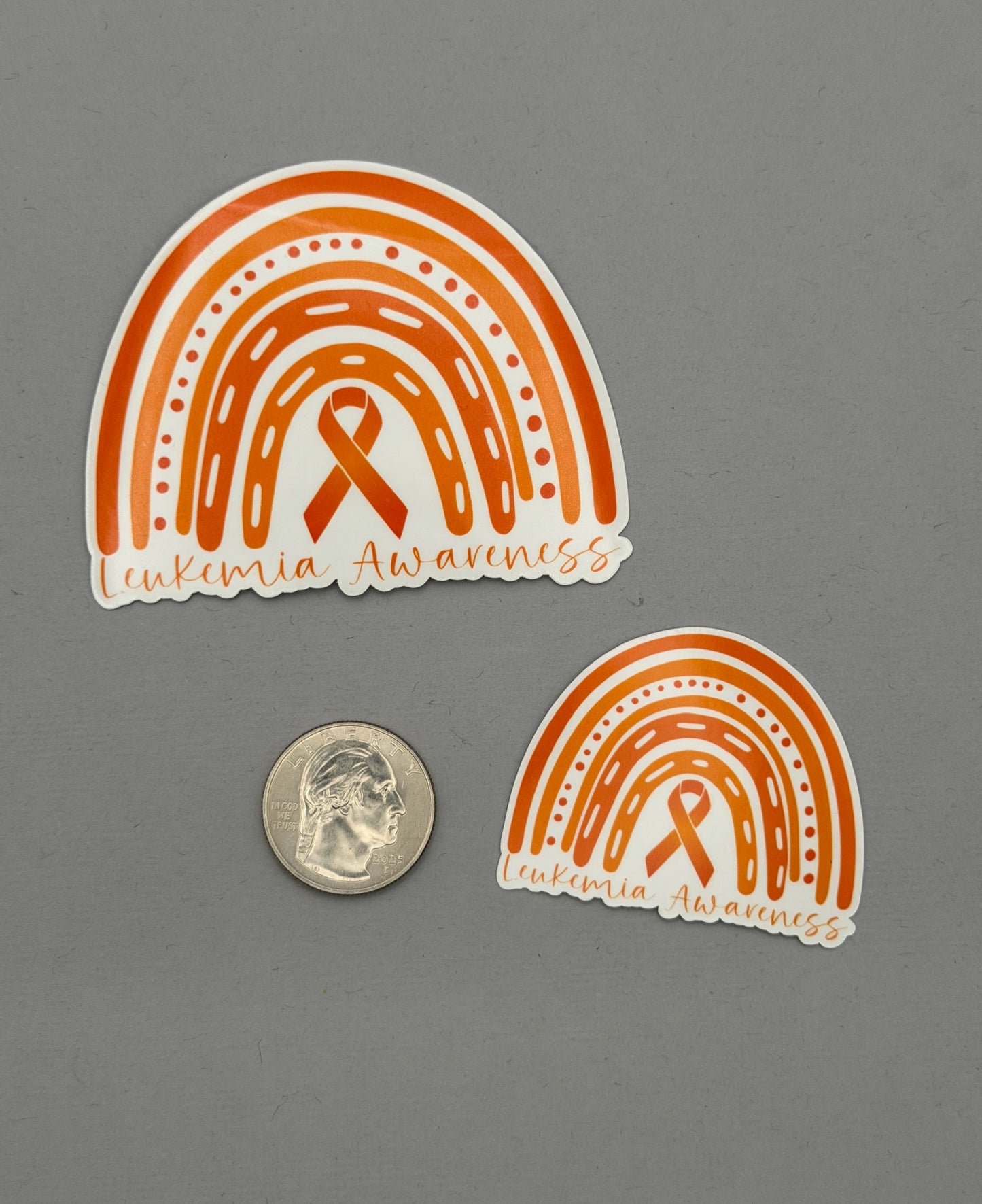 Leukemia Awareness Rainbow Sticker