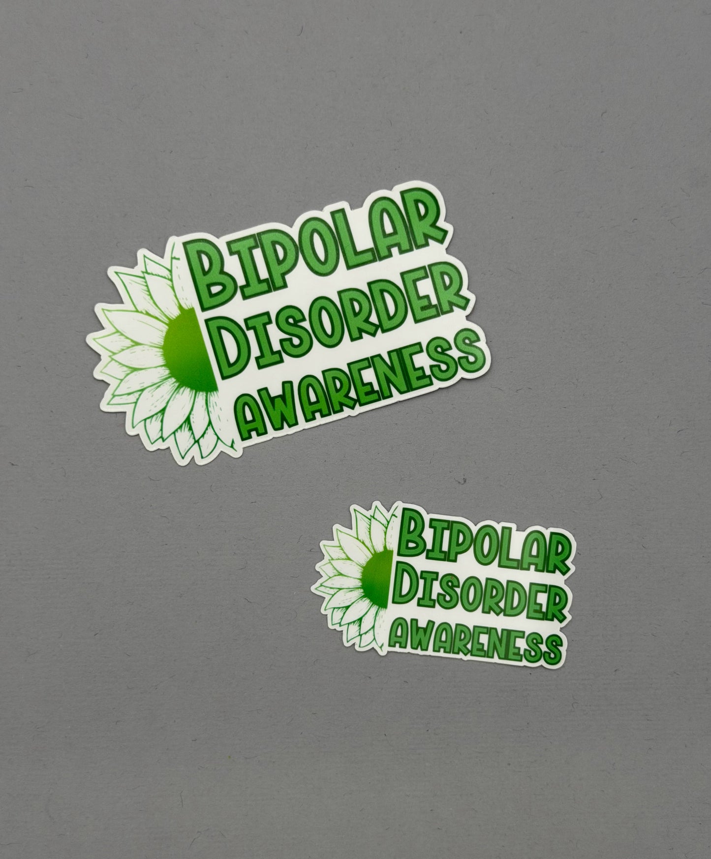 Bipolar Disorder Awareness Sunflower Sticker