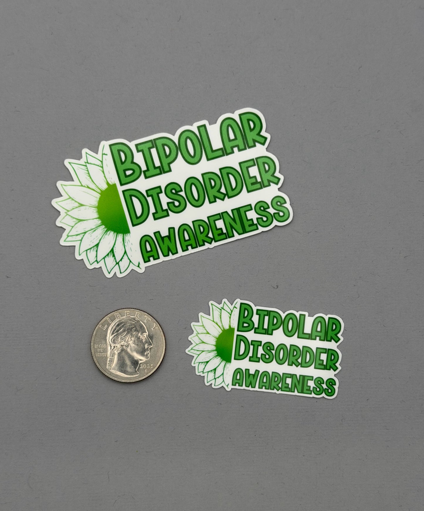 Bipolar Disorder Awareness Sunflower Sticker