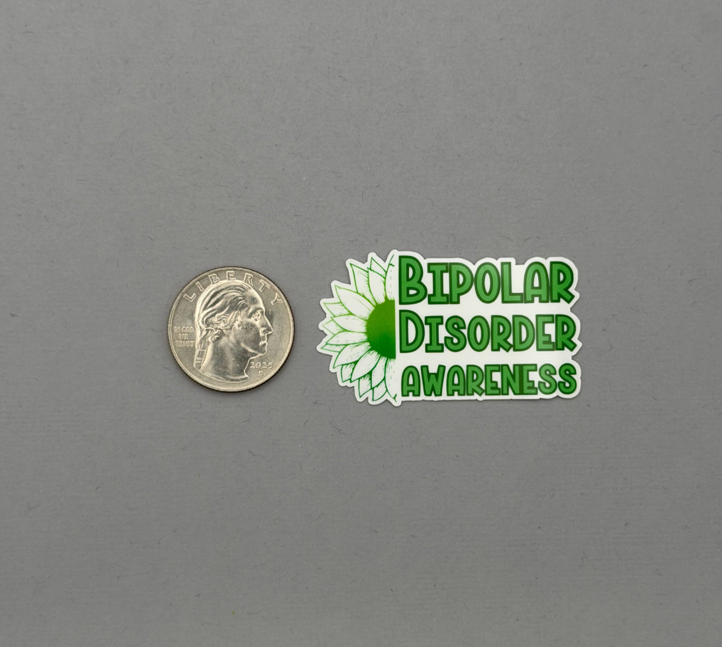 Bipolar Disorder Awareness Sunflower Sticker