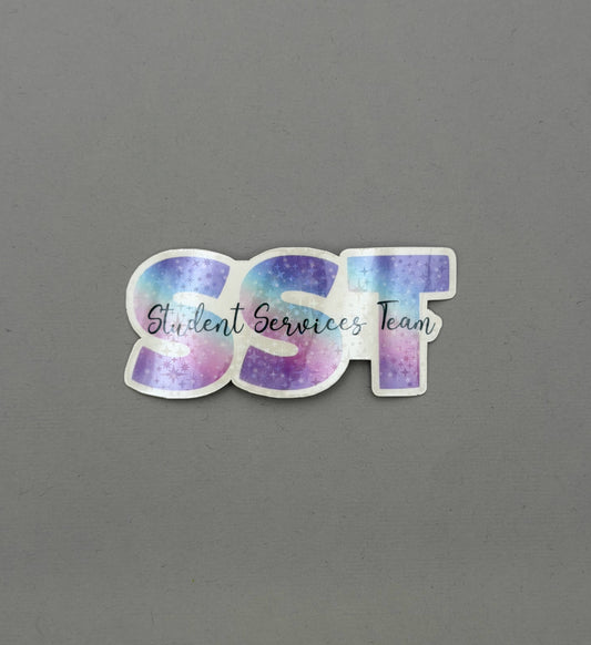 SST - Student Services Team Holographic Sticker