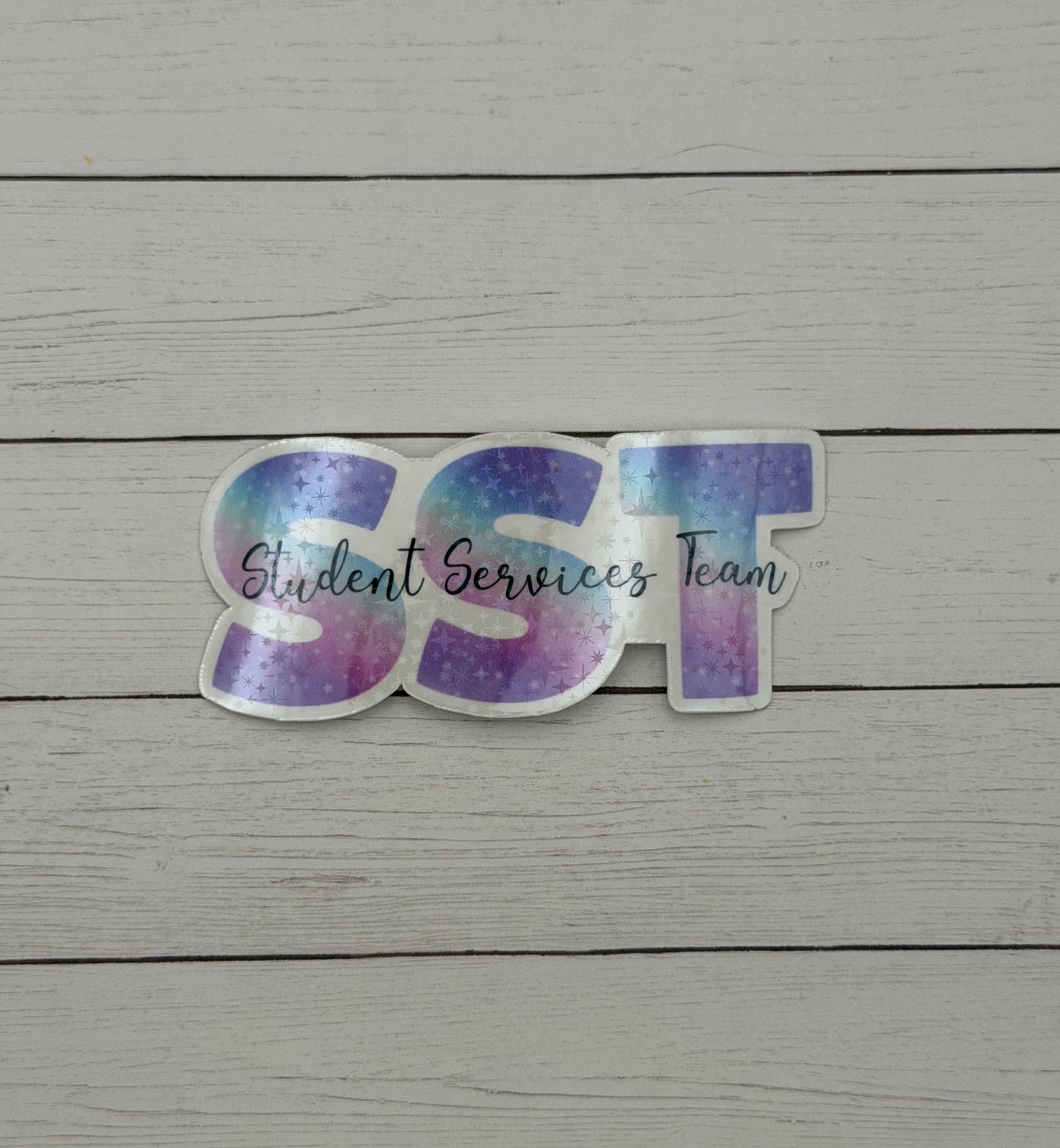 SST - Student Services Team Holographic Sticker