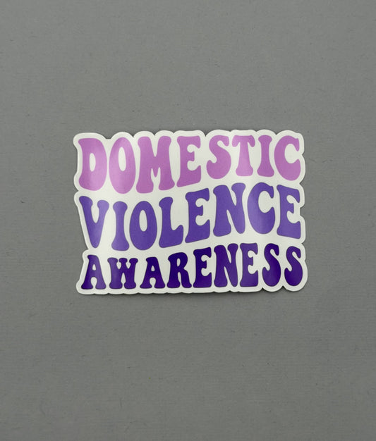 Domestic Violence Awareness Sticker