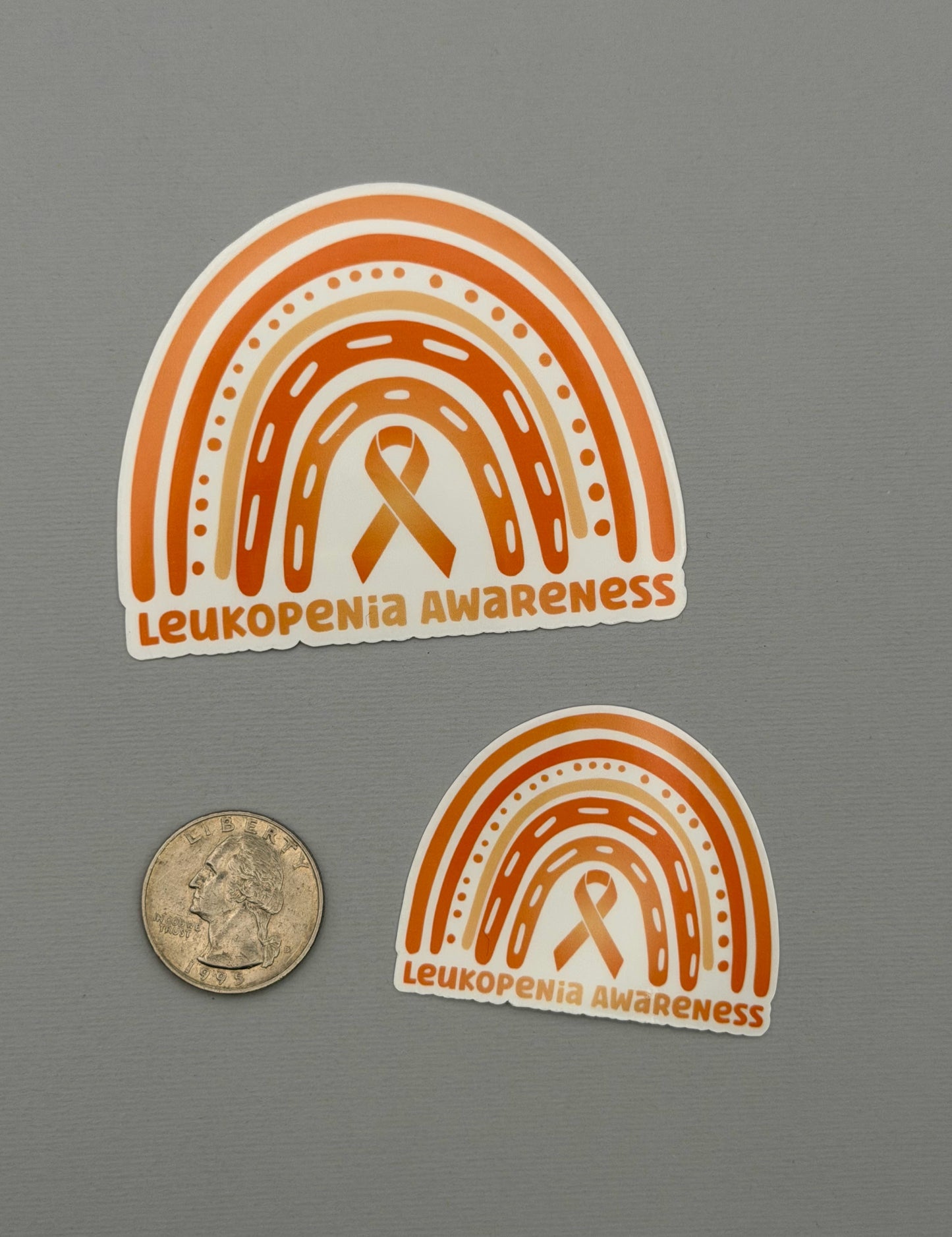 Leukopenia Awareness Rainbow Sticker or Magnet