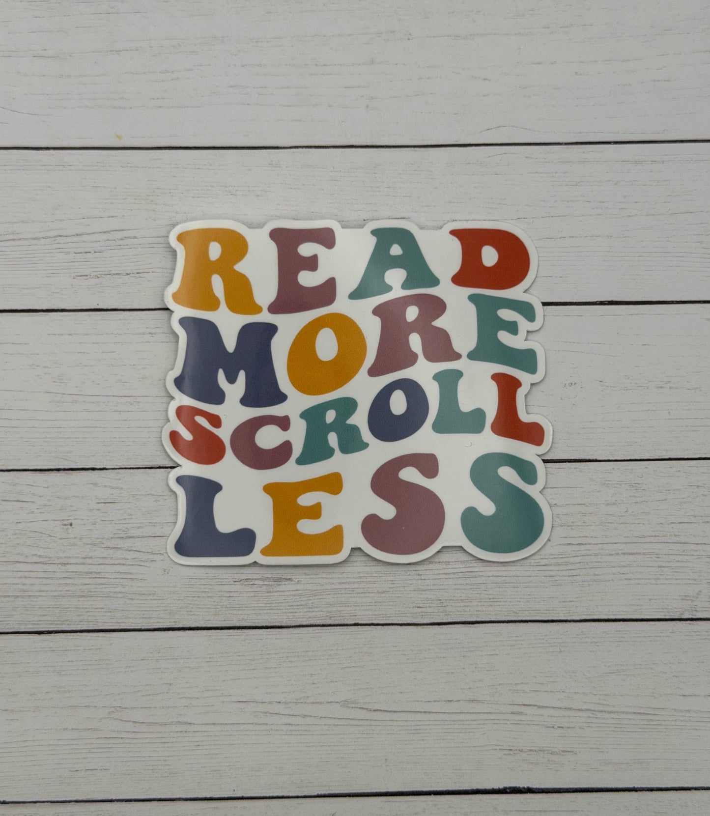Read More Scroll Less Sticker